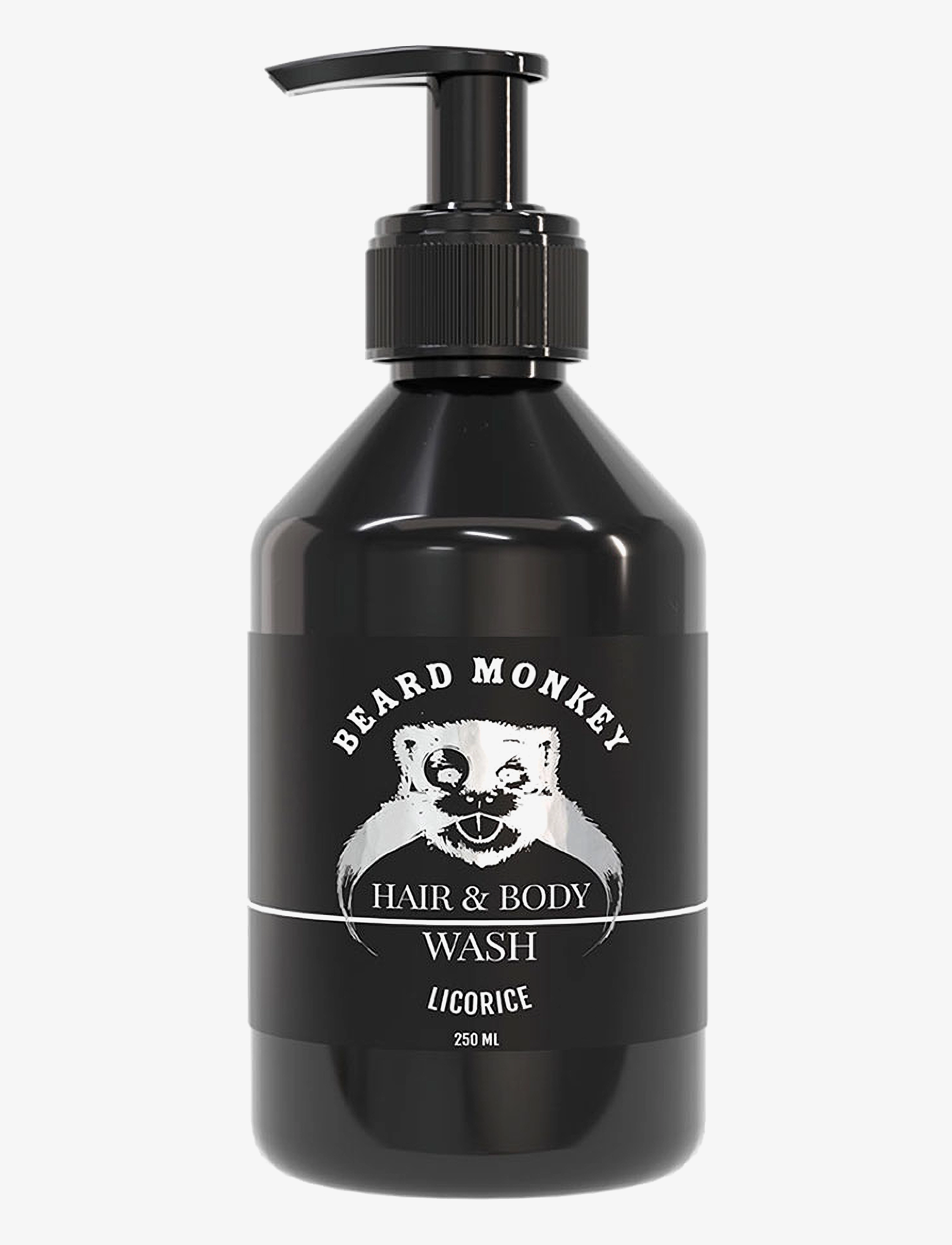 BEARD MONKEY Hair & Body Wash Licorice NO COLOR - 250 Ml - Herren