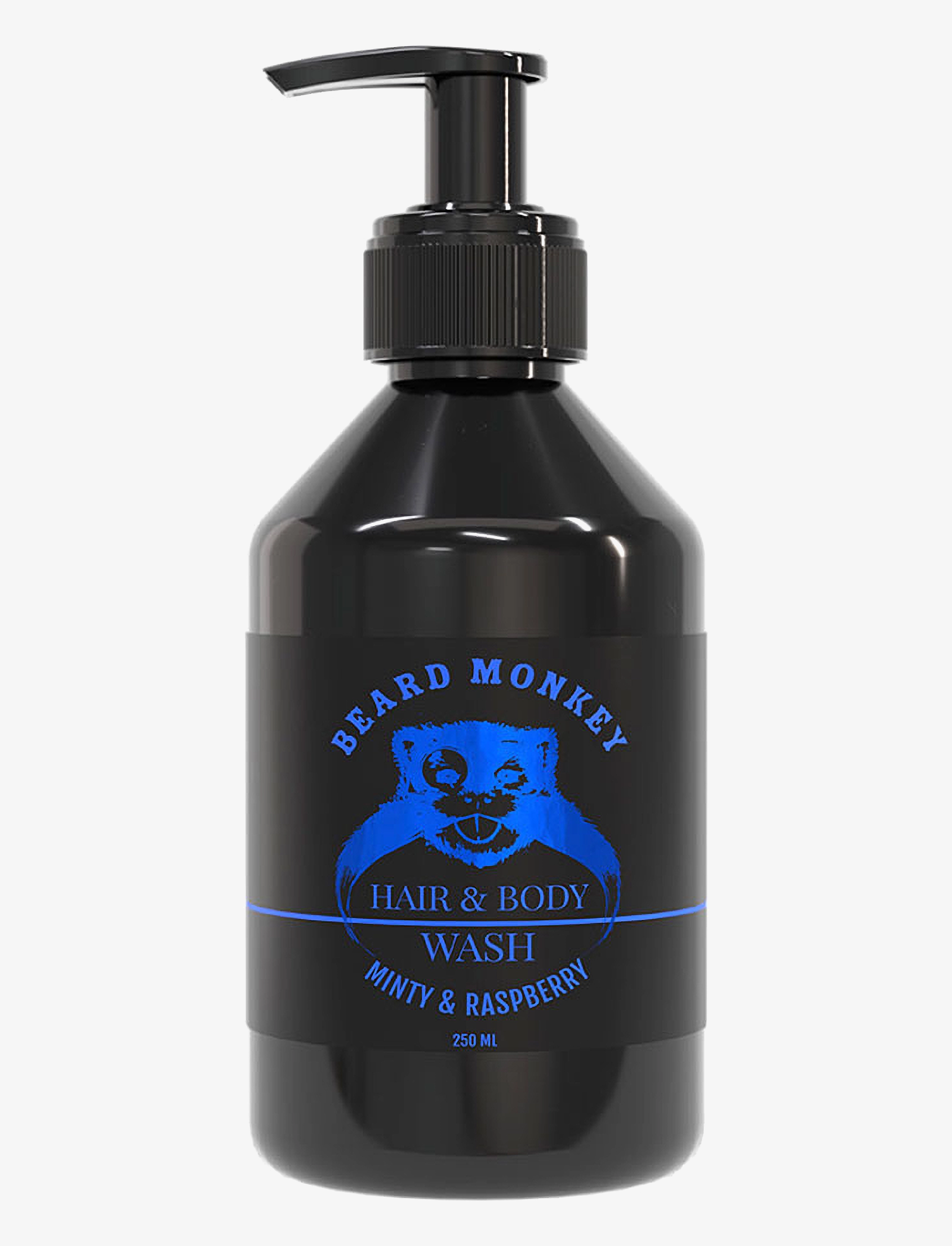 BEARD MONKEY Hair & Body Wash Mint & Raspberry NO COLOR - 250 Ml - Herren