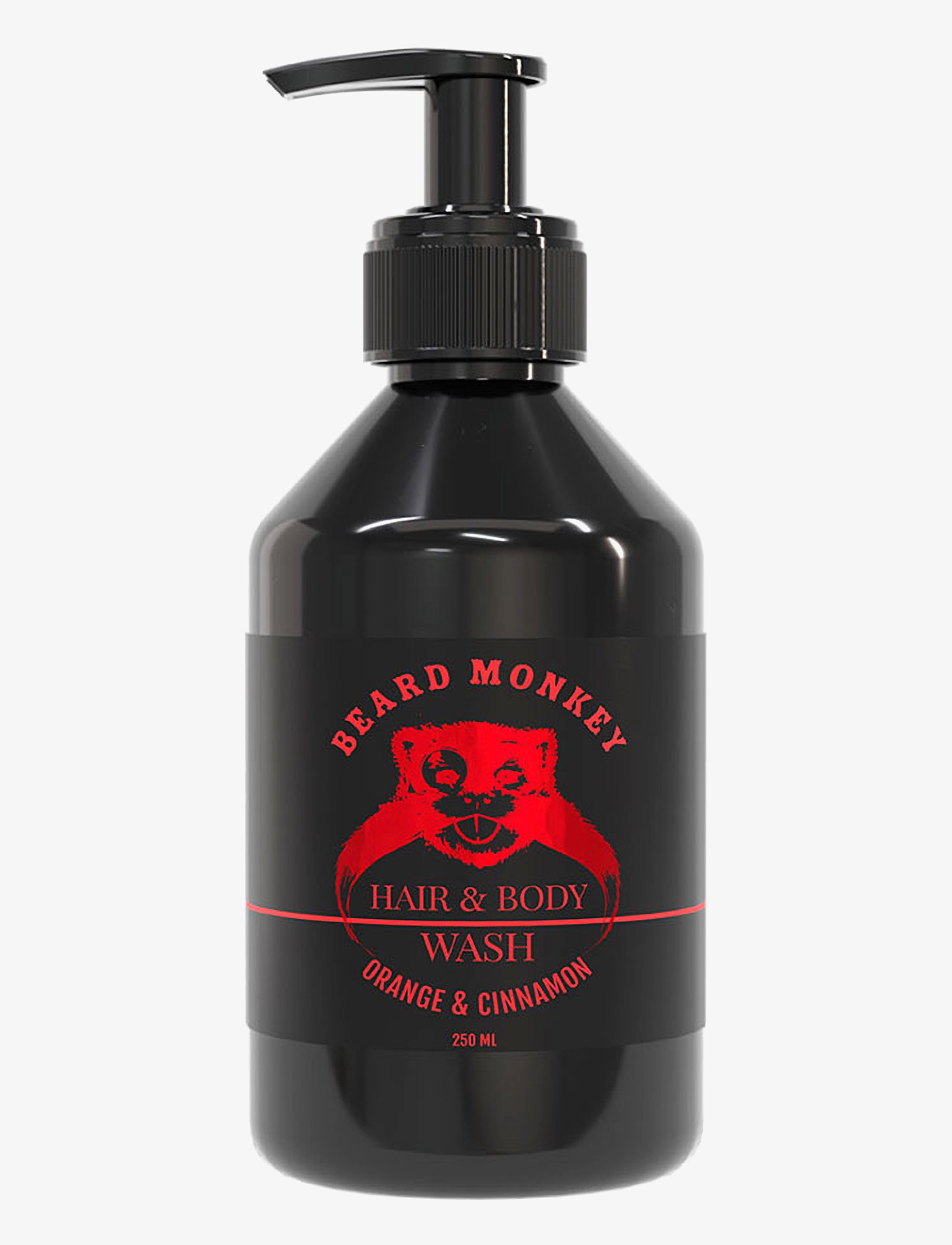 Beard Monkey Hair & Body Wash Orange & Cinnamon, 250 ml, Nude, Krop > Bad Og Brusebad, Herre