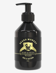 Hair & Body Wash Oud & Saffron, Beard Monkey