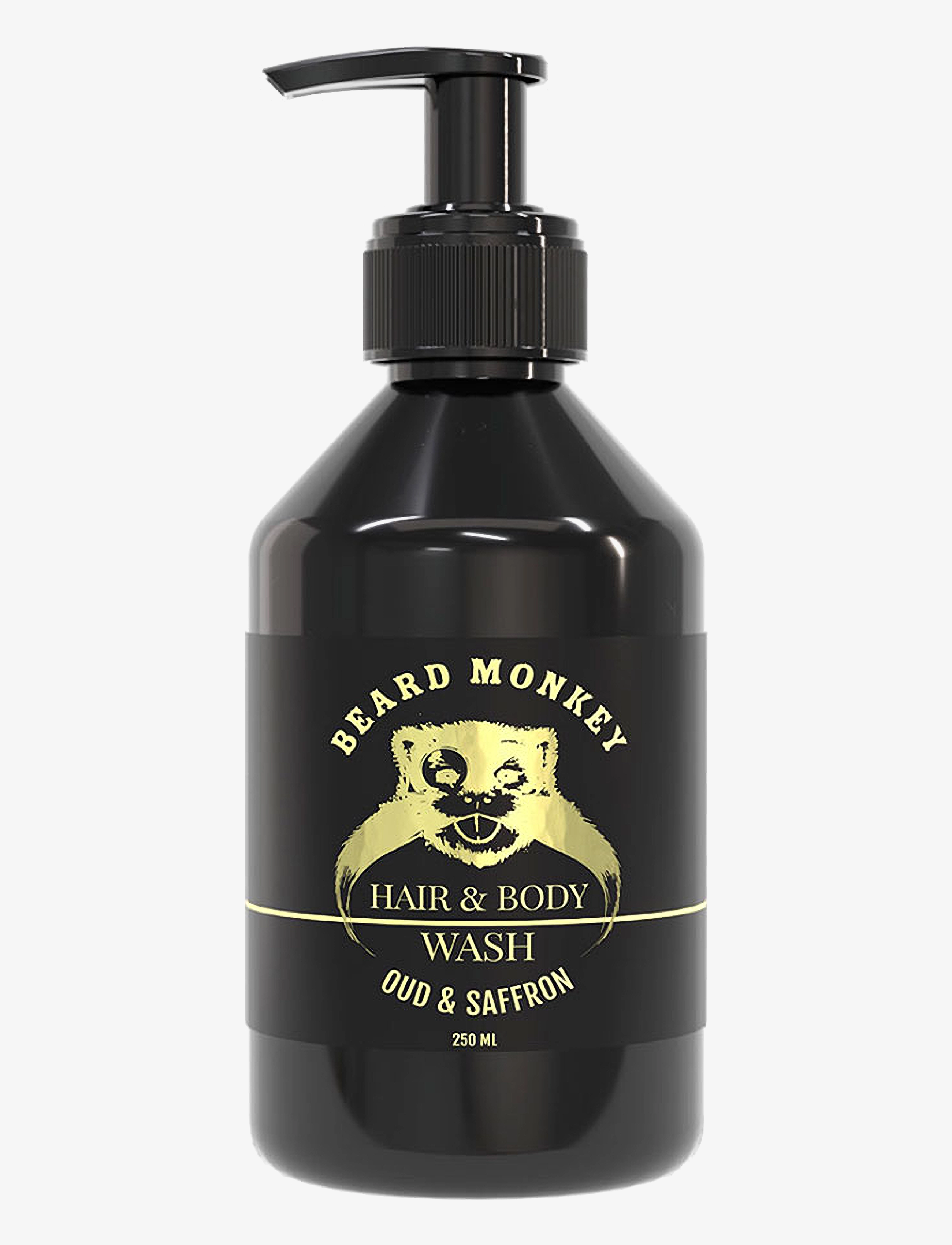 BEARD MONKEY Hair & Body Wash Oud & Saffron NO COLOR - 250 Ml - Herren
