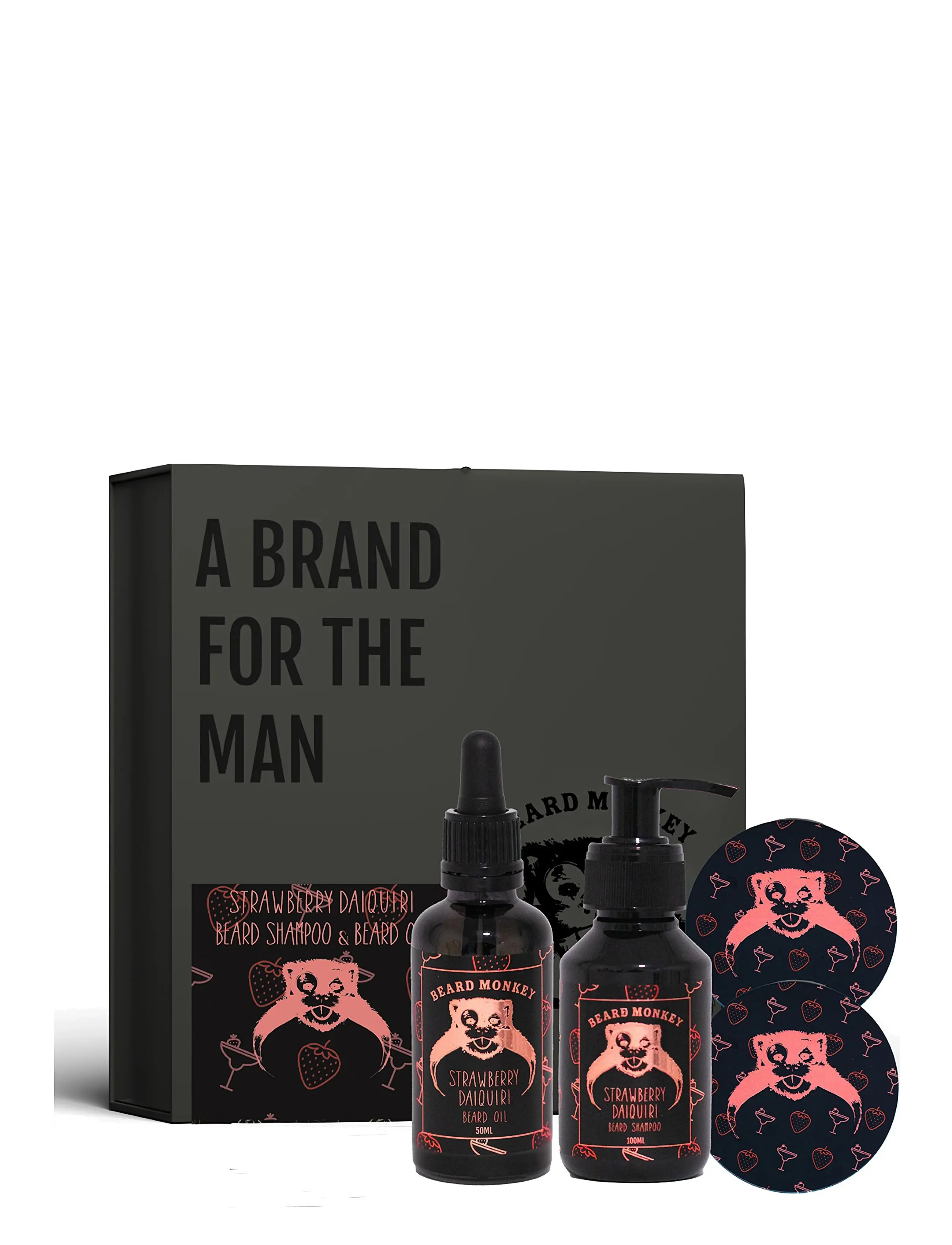 BEARD MONKEY Beard Kit Strawberry Daiquiri NO COLOUR - One Size - Herren