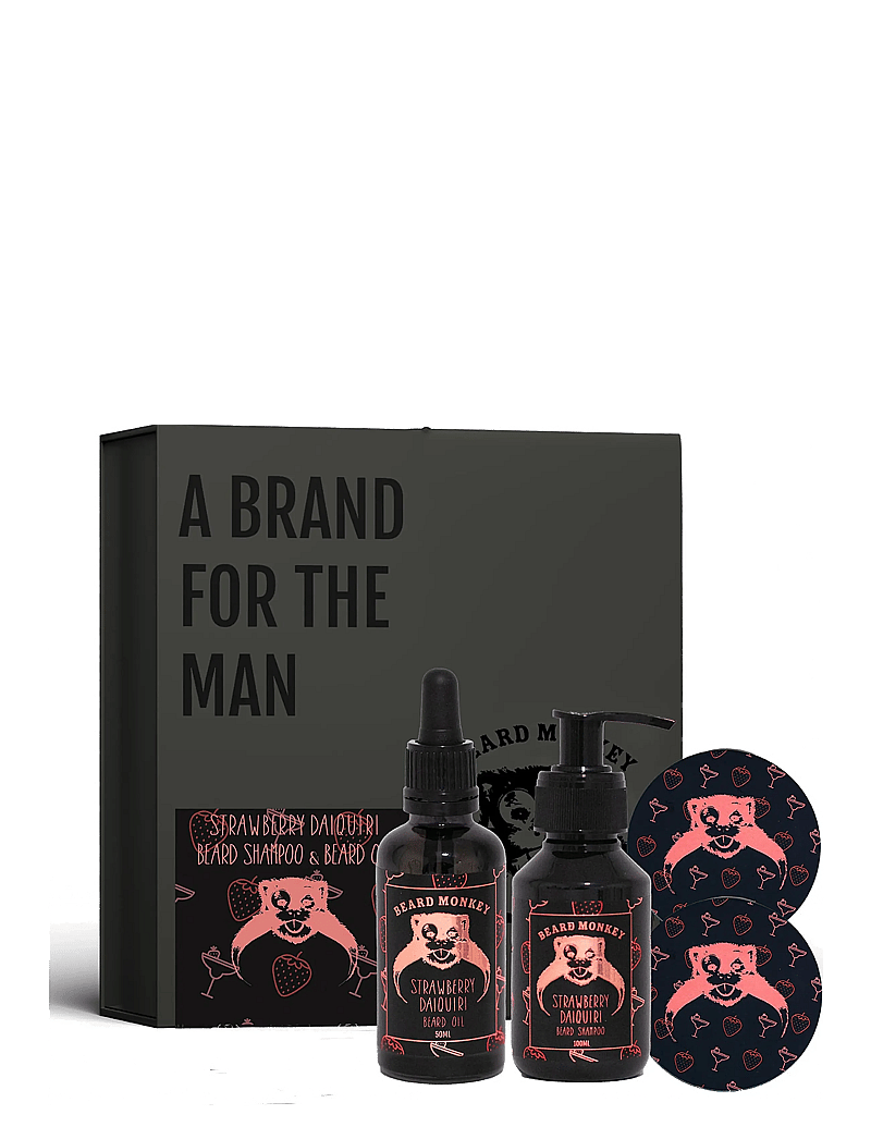 Beard Monkey - Beard Kit Strawberry Daiquiri - giftset - no colour - 0