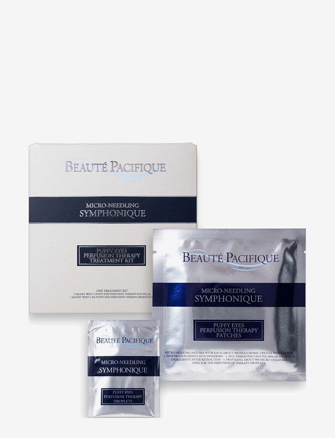 Beauté Pacifique Symphonique Micro Needling Puffy Eyes Treatment Kit X 1, Øjenpatch, Nude, Str: ONE SIZE