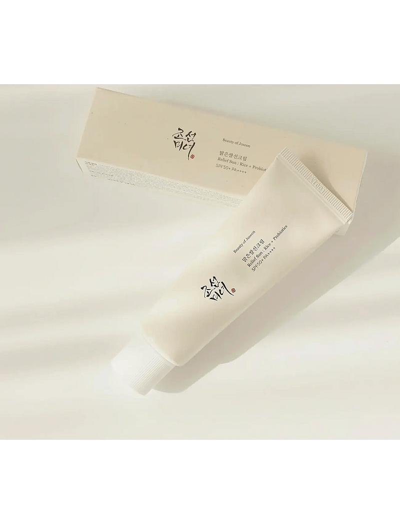 Beauty of Joseon - Relief Sun: Rice + Probiotics SPF50+ PA++++ - näole - clear - 2