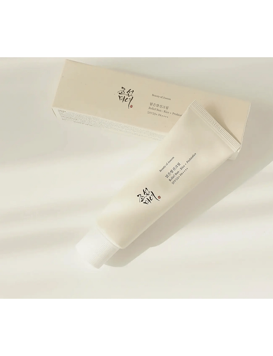 Beauty of Joseon - Relief Sun: Rice + Probiotics SPF50+ PA++++ - för ansiktet - clear - 2