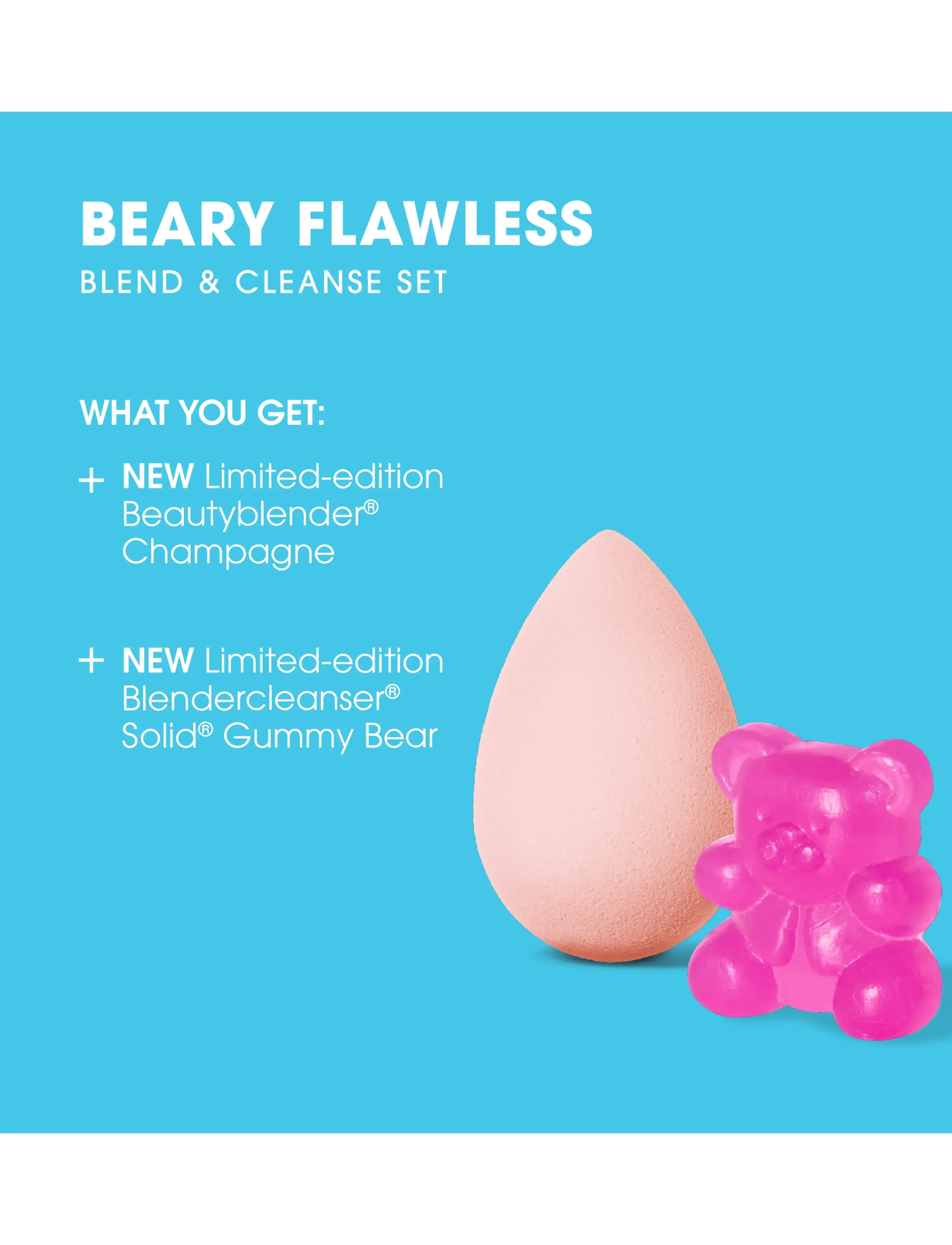 Beautyblender - The Sweetest Blend - Beary Flawless Cleansing Set - makeup - multi-colored - 5
