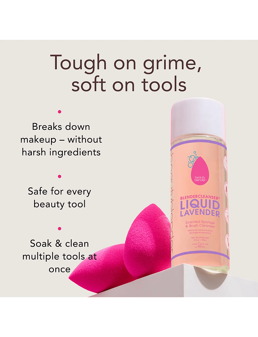 Beautyblender - Blendercleanser Liquid Lavender 90ml - makeupfjernere - white - 1