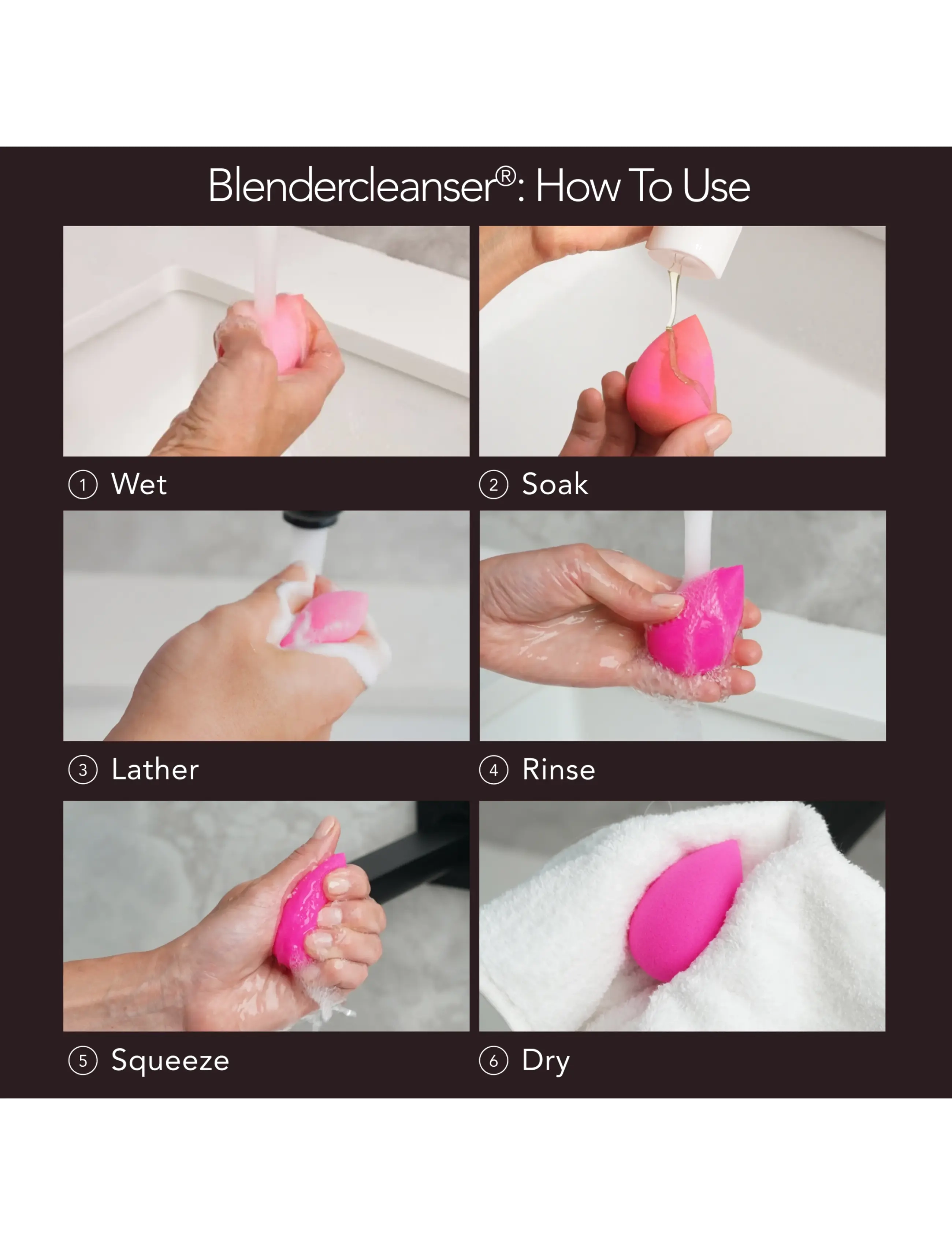 Beautyblender - Blendercleanser Liquid Lavender 90ml - makeupfjernere - white - 4