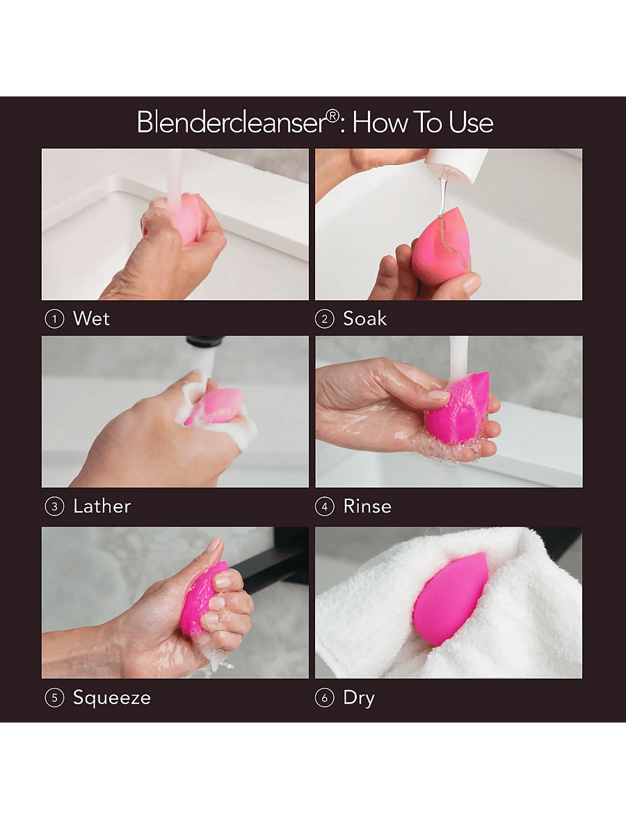 Beautyblender - Blendercleanser Liquid Lavender 90ml - makeupfjernere - white - 4