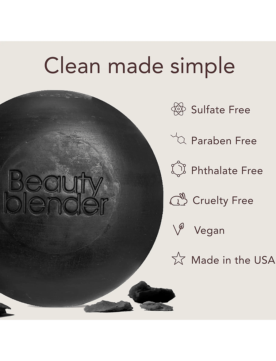 Beautyblender - Toolscrub Hand, Sponge & Brush Cleanser Charcoal 150g - meikinpoistoaine - black - 2
