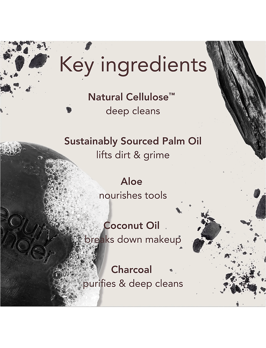 Beautyblender - Toolscrub Hand, Sponge & Brush Cleanser Charcoal 150g - meikinpoistoaine - black - 3