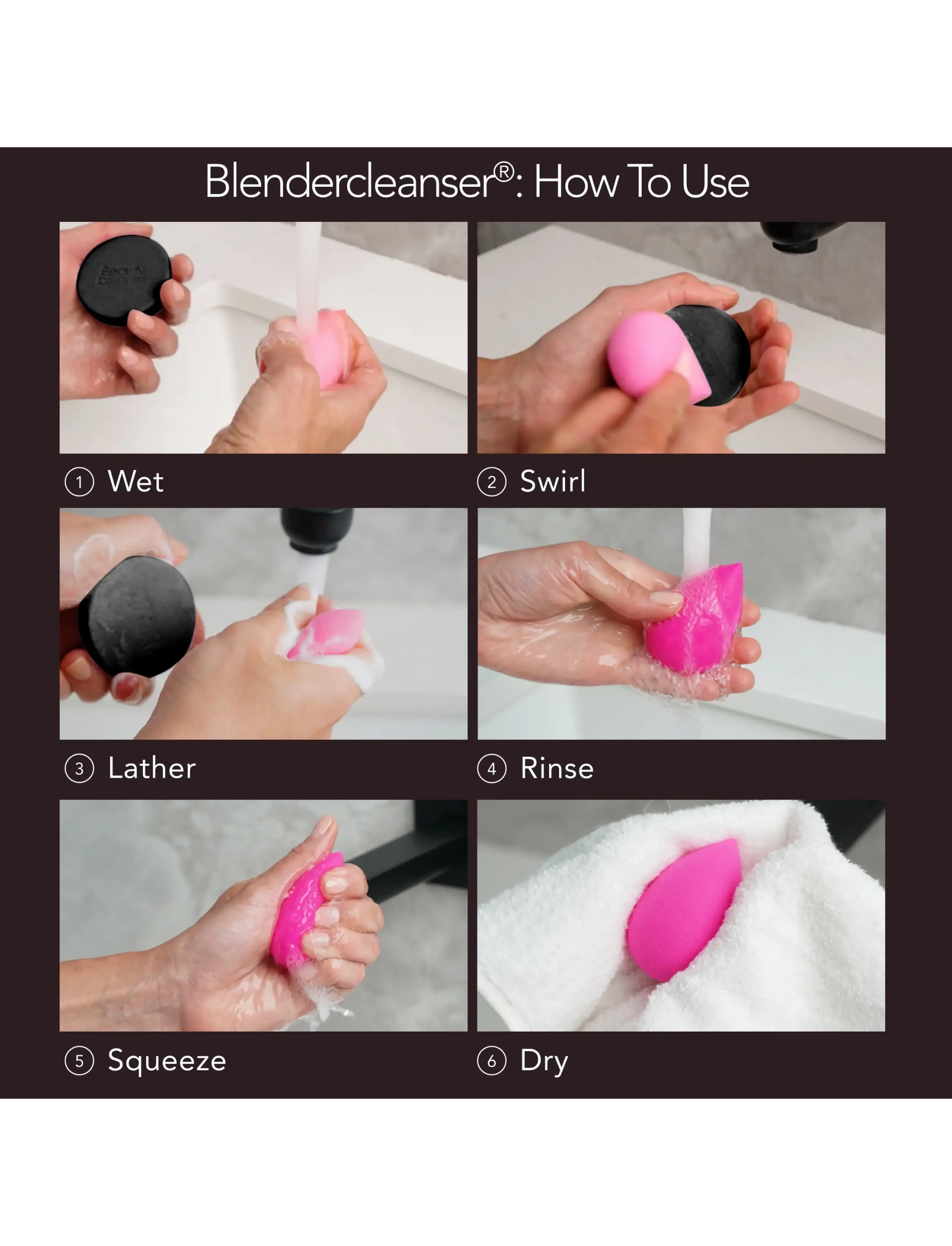 Beautyblender - Toolscrub Hand, Sponge & Brush Cleanser Charcoal 150g - makeupfjernere - black - 4