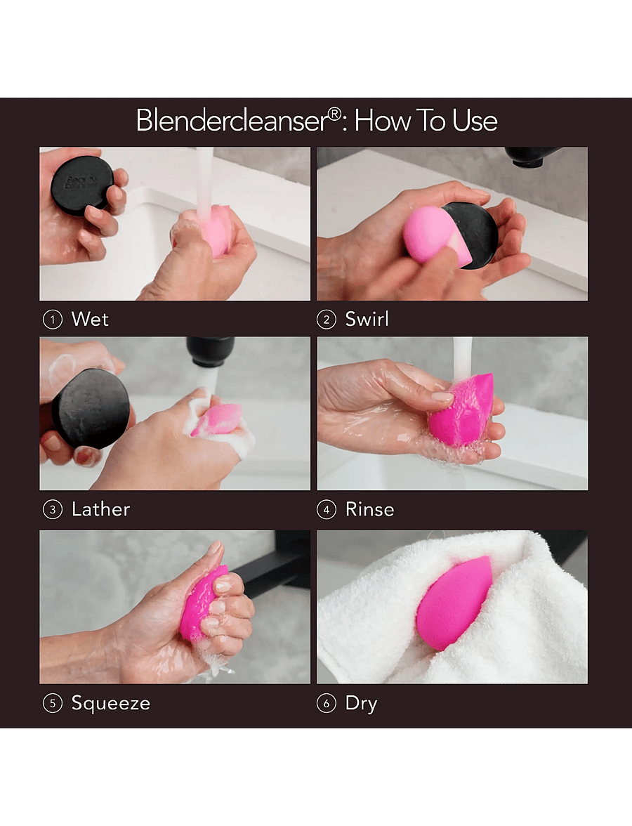 Beautyblender - Toolscrub Hand, Sponge & Brush Cleanser Charcoal 150g - meikinpoistoaine - black - 4