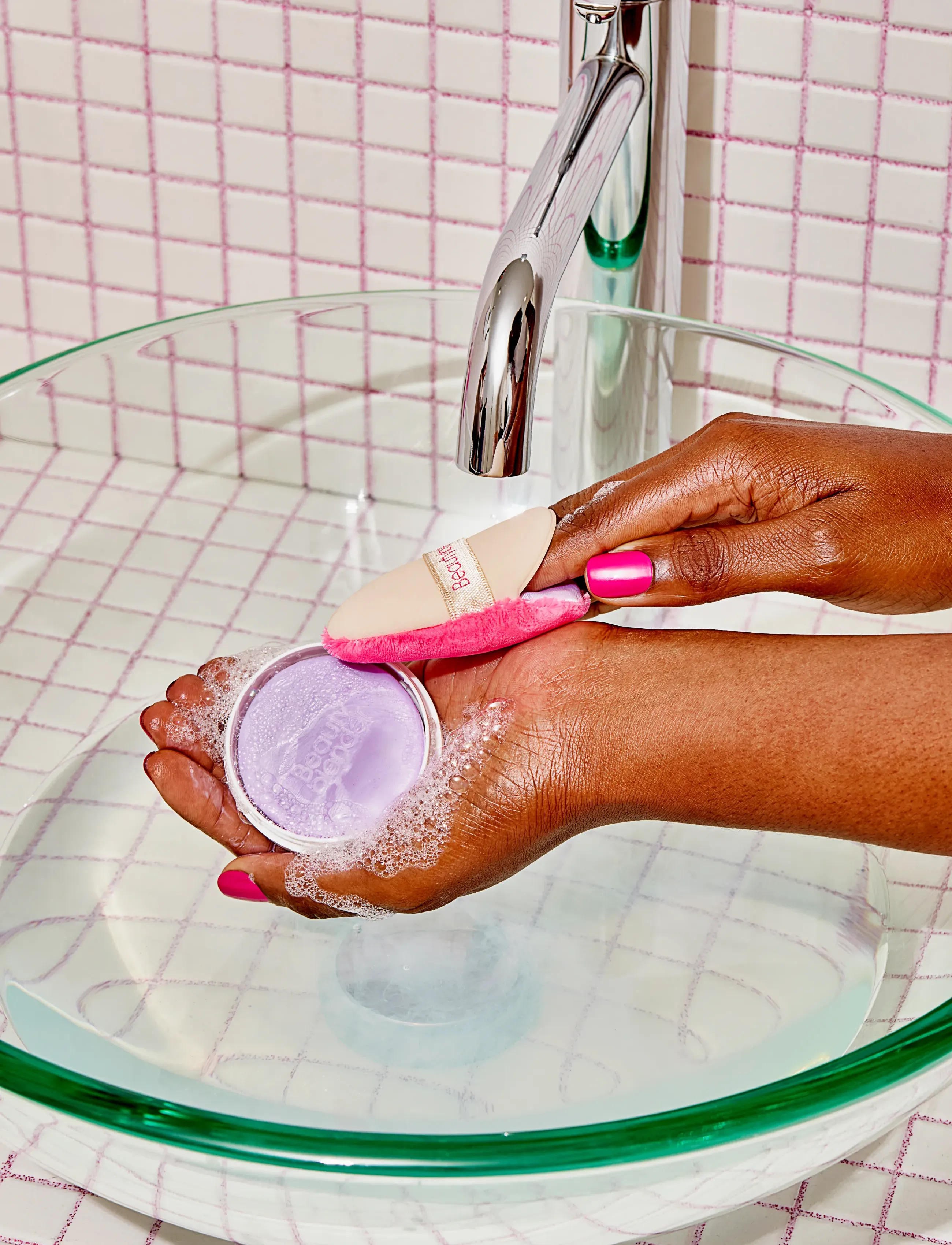 Beautyblender - Beautyblender Blendercleanser® Tool Scrub Lavender 28,3g - purple - 2