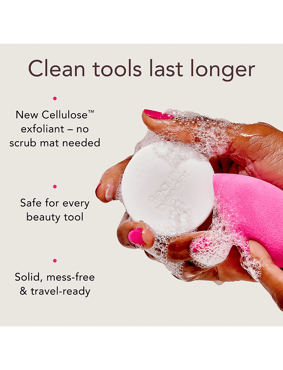 Beautyblender - Toolscrub Hand, Sponge & Brush Cleanser Unscented 28,3g - meikinpoistoaine - white - 2
