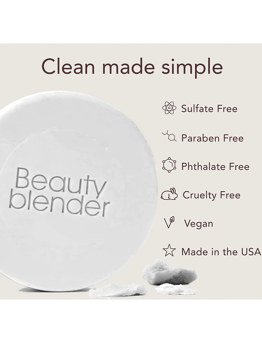 Beautyblender - Toolscrub Hand, Sponge & Brush Cleanser Unscented 28,3g - meikinpoistoaine - white - 3