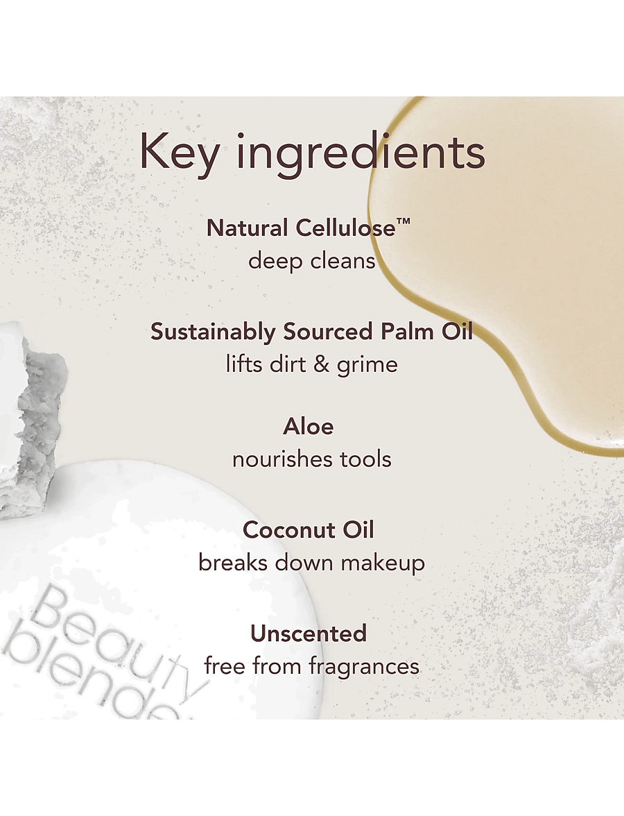 Beautyblender - Toolscrub Hand, Sponge & Brush Cleanser Unscented 28,3g - meikinpoistoaine - white - 4