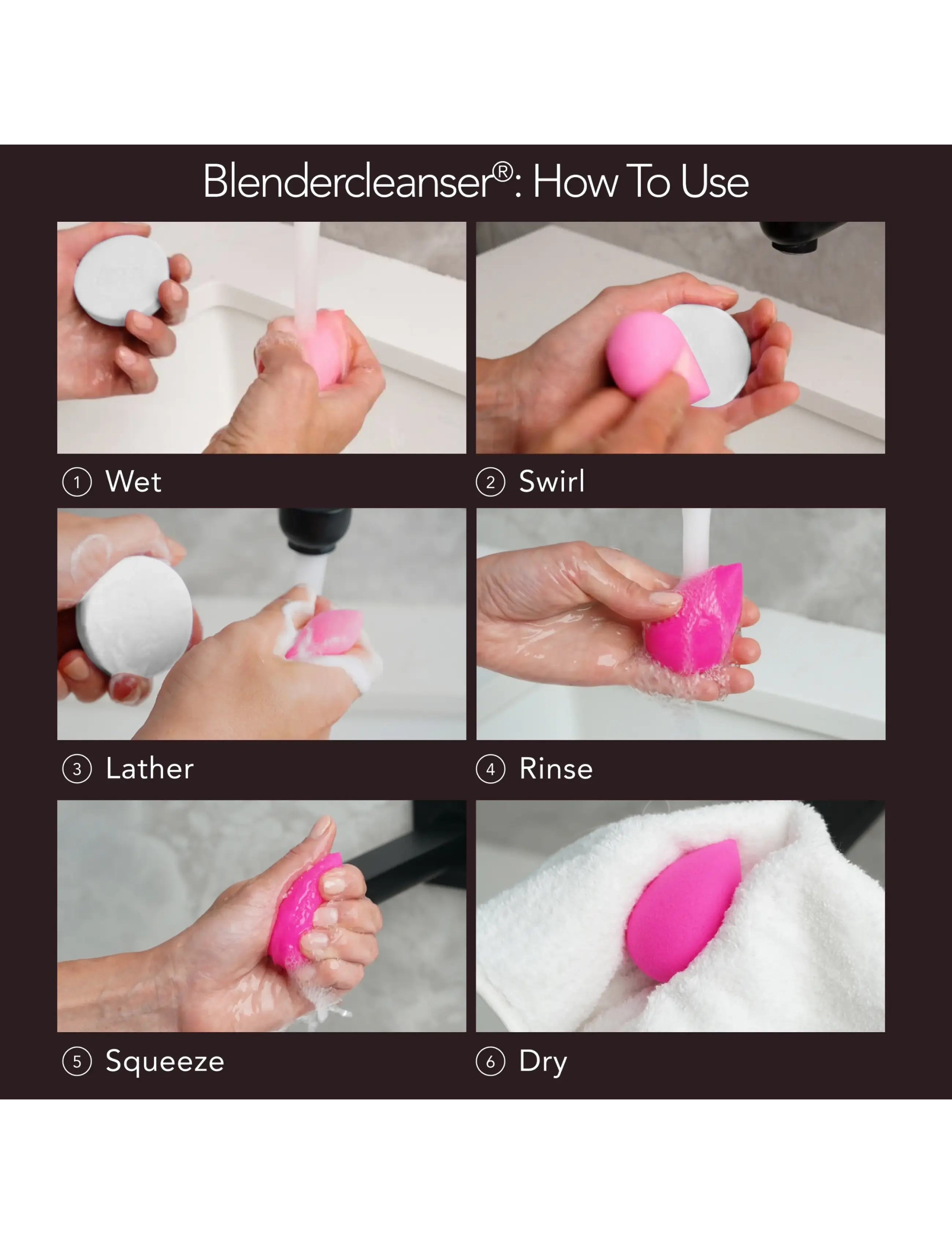 Beautyblender - Toolscrub Hand, Sponge & Brush Cleanser Unscented 28,3g - makeupfjernere - white - 5