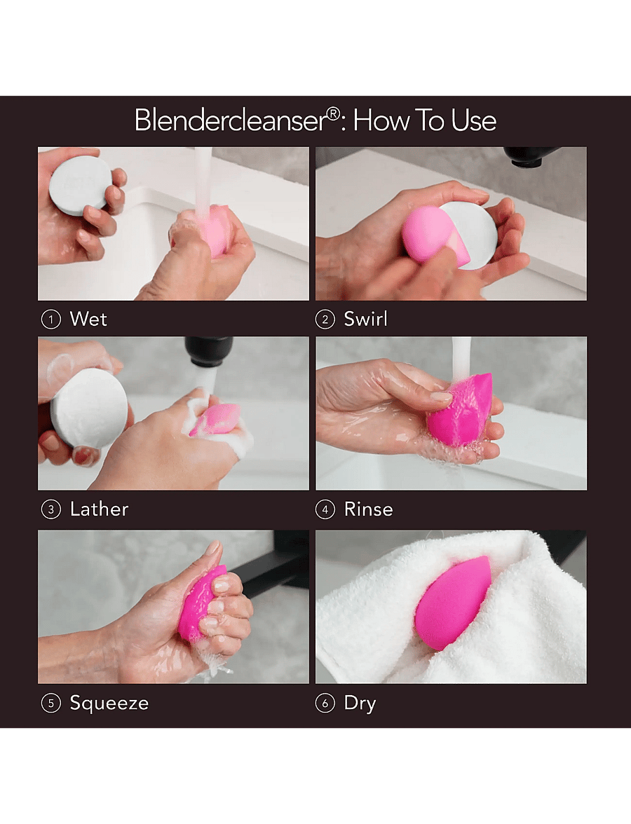 Beautyblender - Toolscrub Hand, Sponge & Brush Cleanser Unscented 28,3g - meikinpoistoaine - white - 5