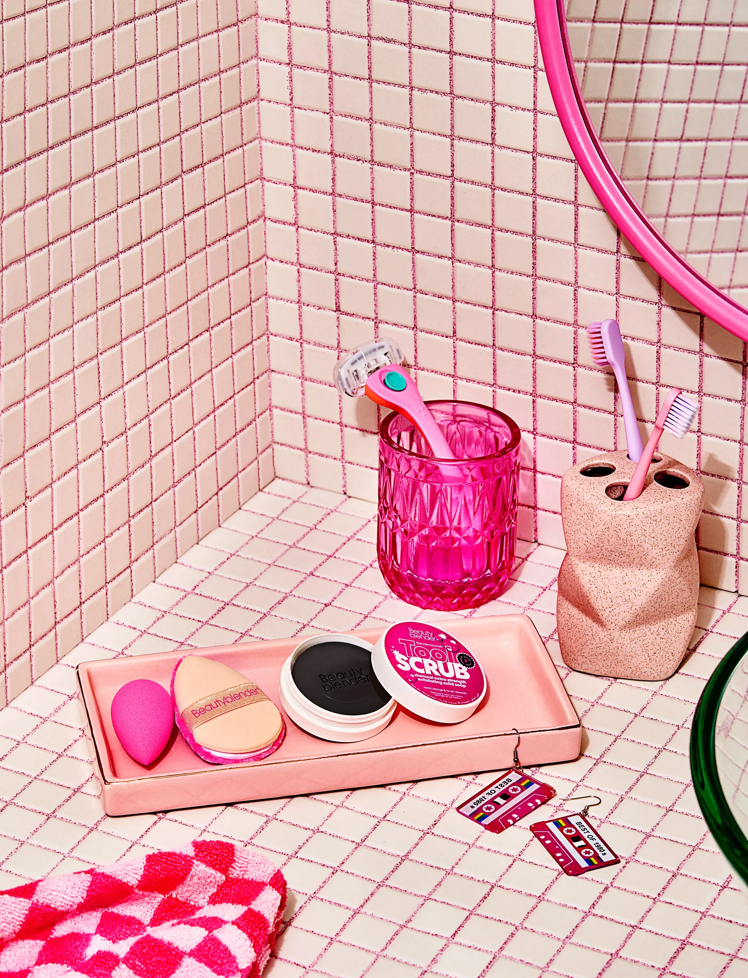 Beautyblender - Toolscrub Hand, Sponge & Brush Cleanser Charcoal 28,3g - festtøj til outletpriser - black - 2
