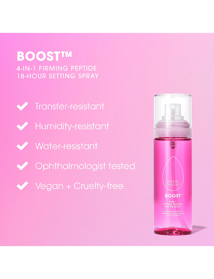 Beautyblender - BOOST 4-in-1 Makeup Setting Spray - makeup - pink - 4