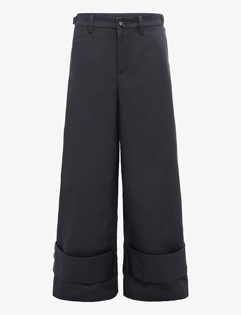 BECH - BECH Pleated Trousers - casual byxor - ebony - 1