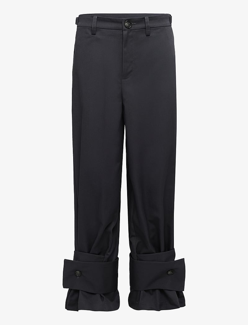 BECH - BECH Pleated Trousers - casual byxor - ebony - 3