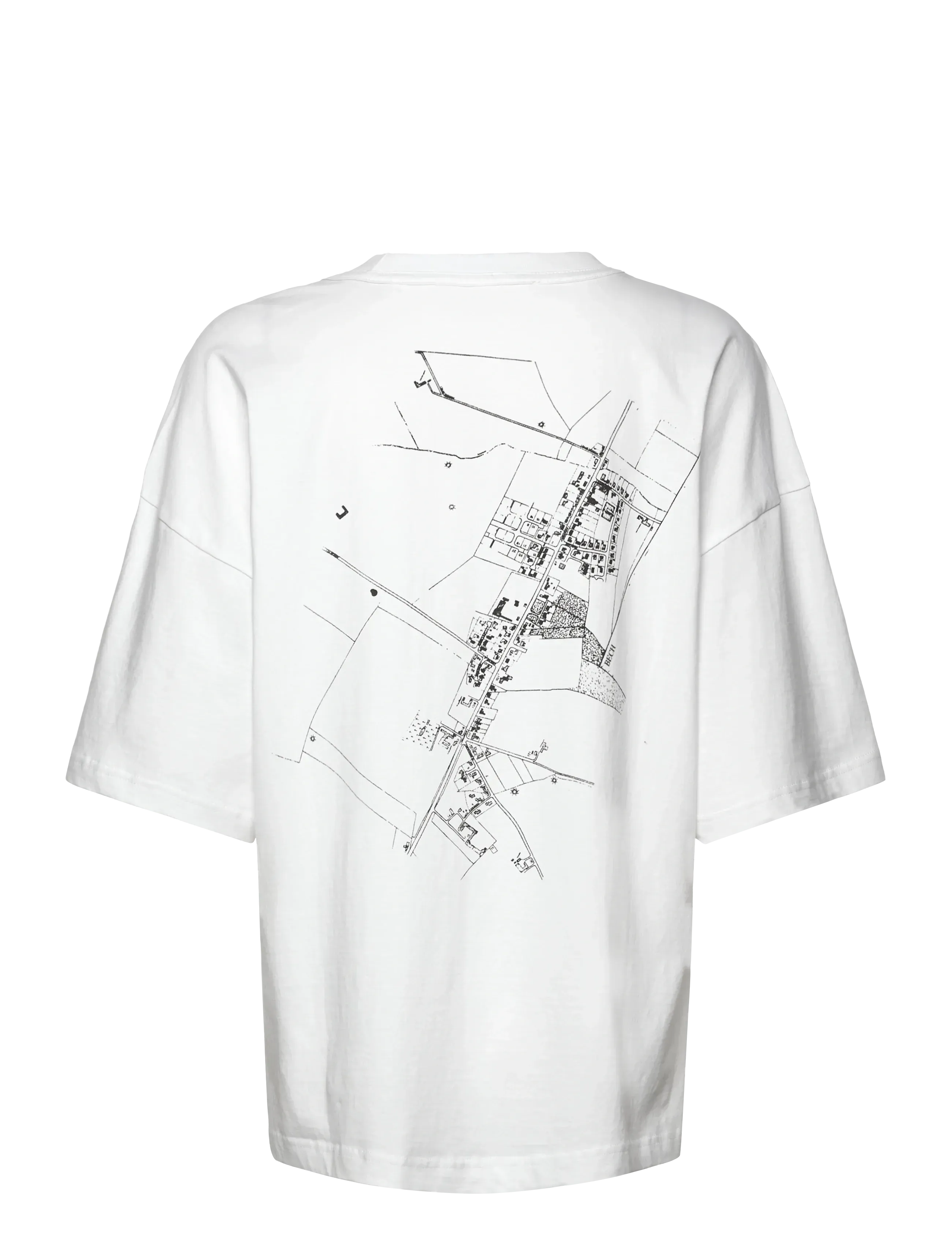 BECH - BECH City map T'-shirt - t-shirts - bright white - 1