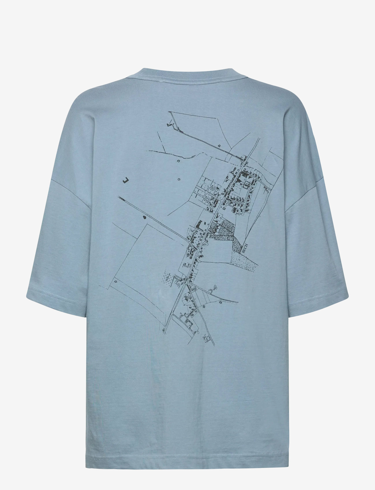 BECH - BECH City map T'-shirt - t-shirts - windward blue - 1