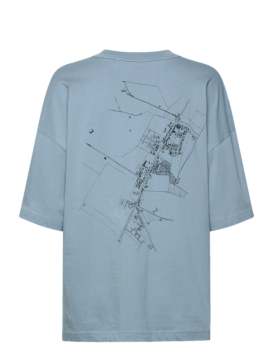 BECH - BECH City map T'-shirt - t-shirts - windward blue - 1