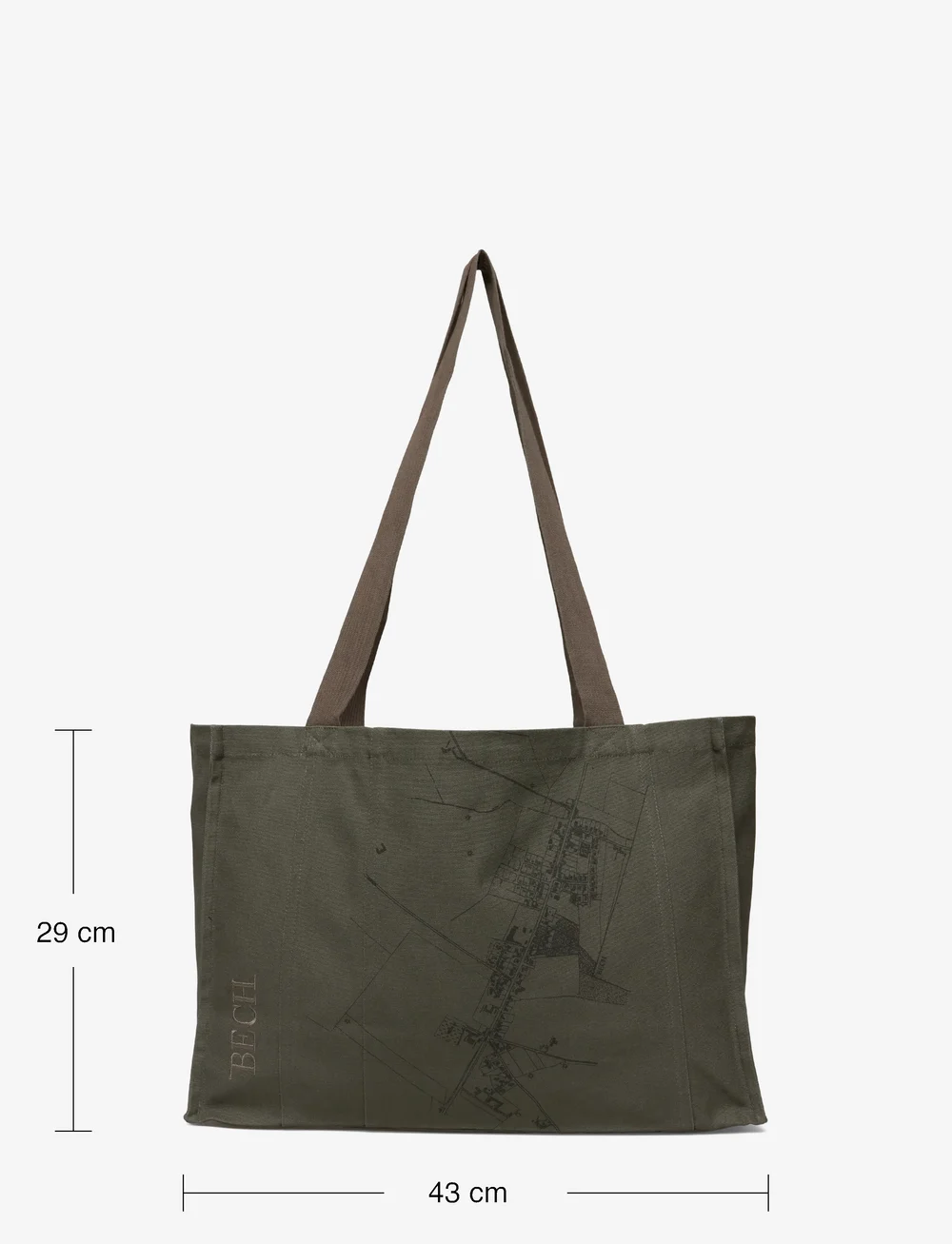 BECH - BECH City map Tote Bag - tote bags - beetle - 3