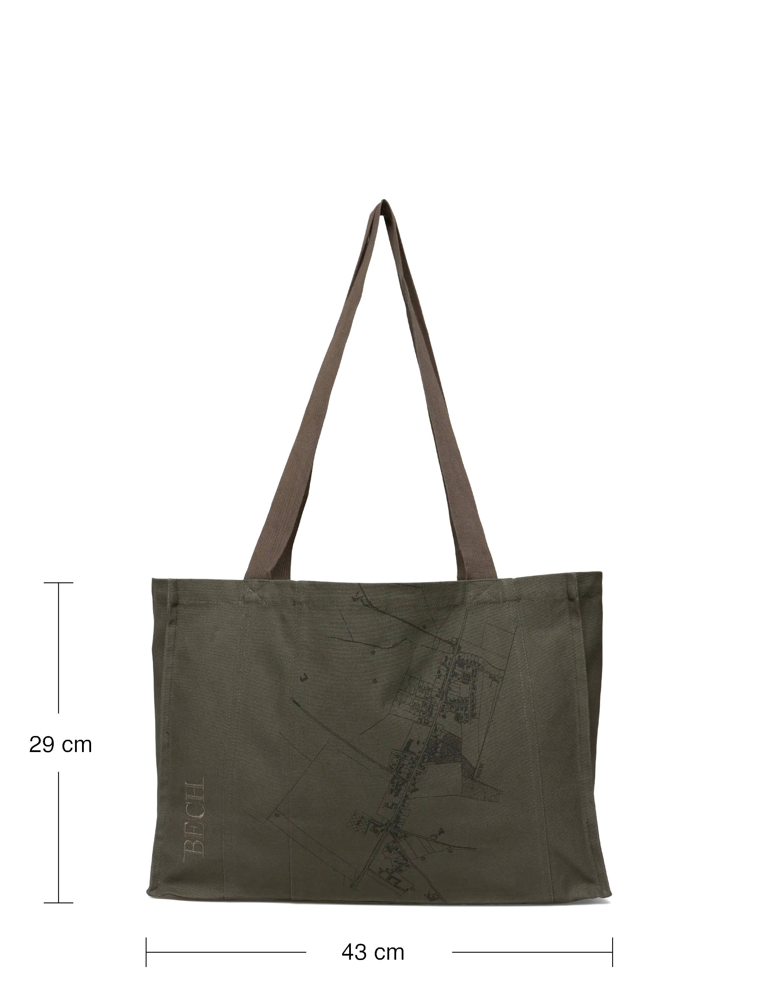 BECH - BECH City map Tote Bag - tote bags - beetle - 3