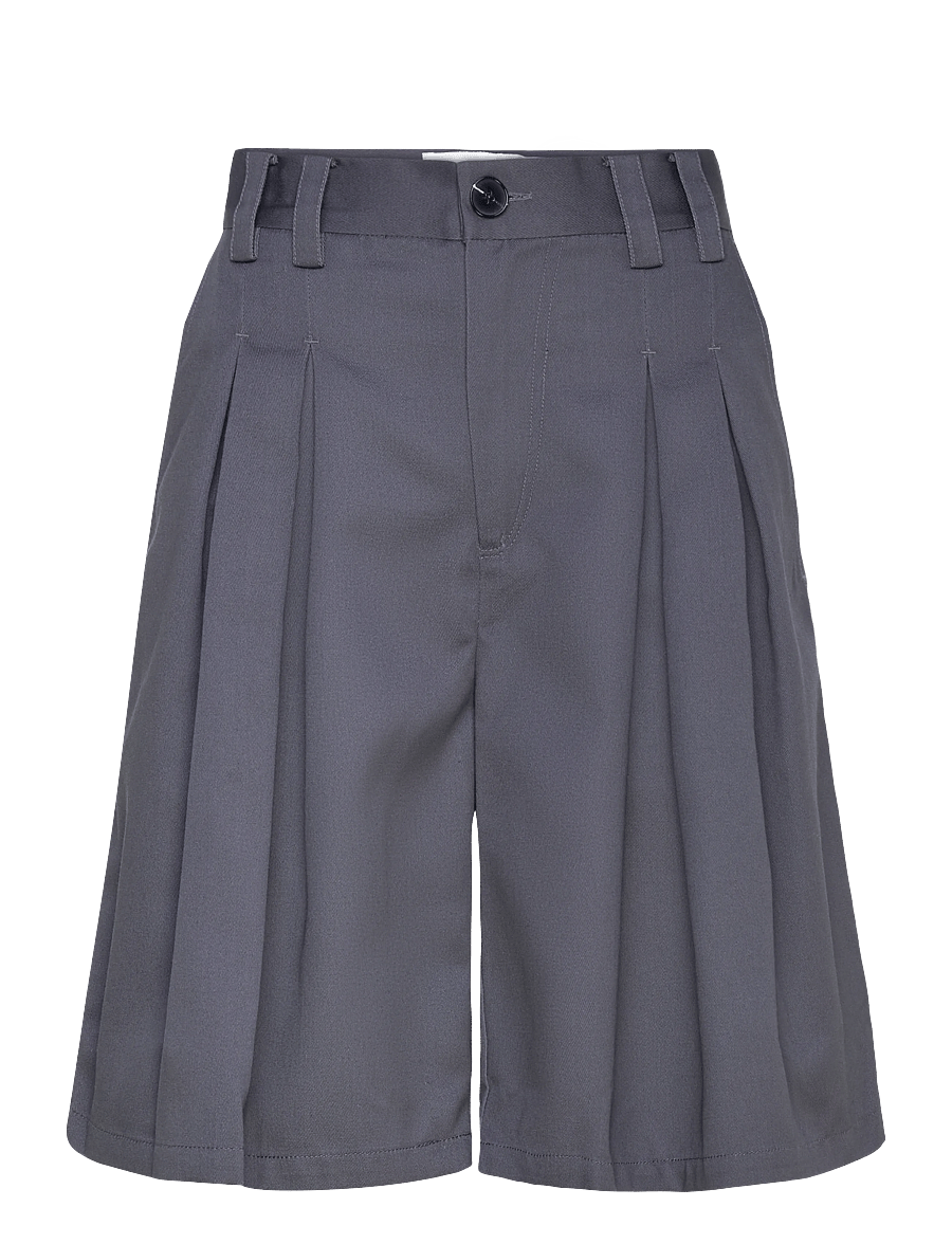 BECH - BECH Pleated Shorts - bermudashorts - ebony - 0