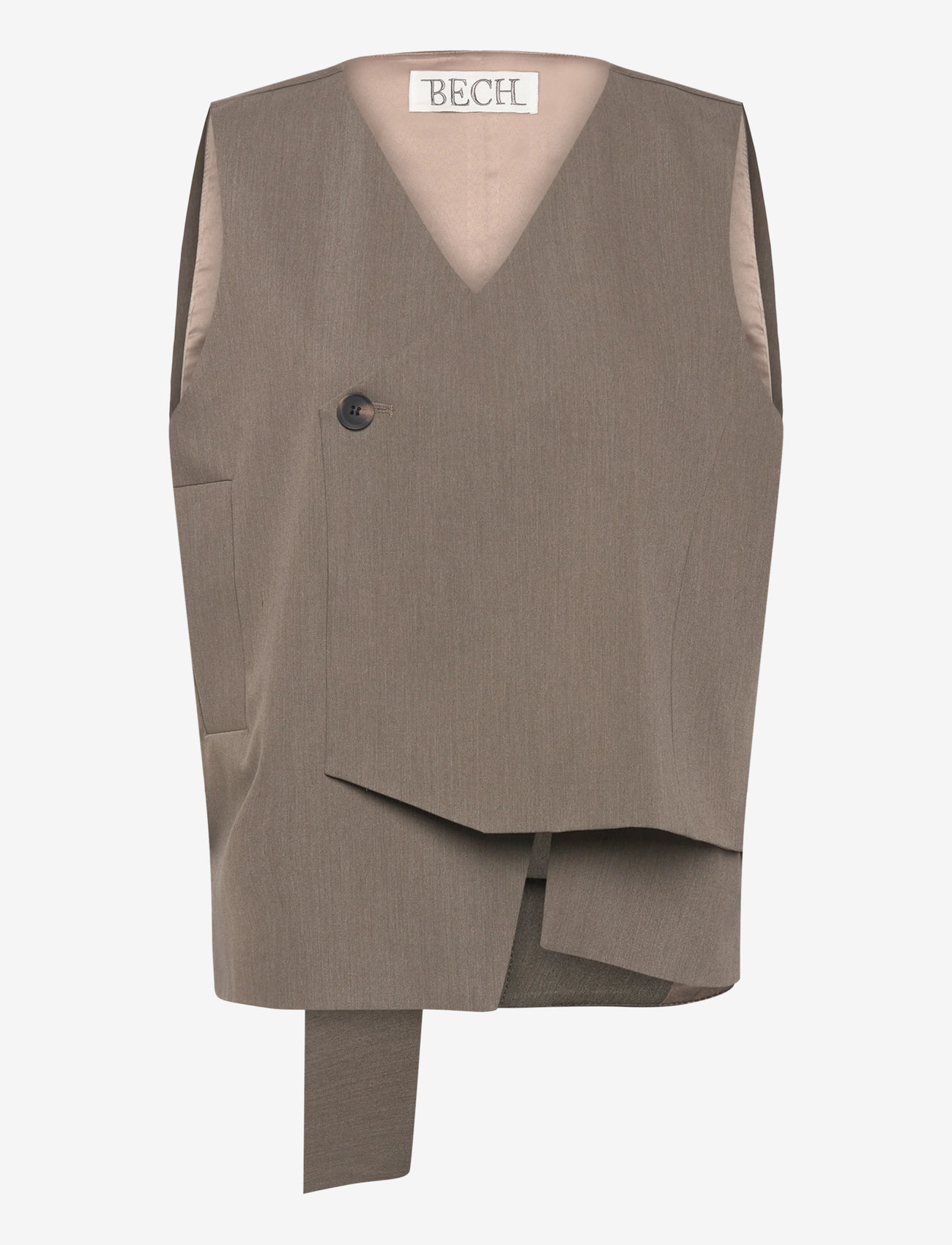 BECH - BECH Asymmetrical Vest - walnut - 0