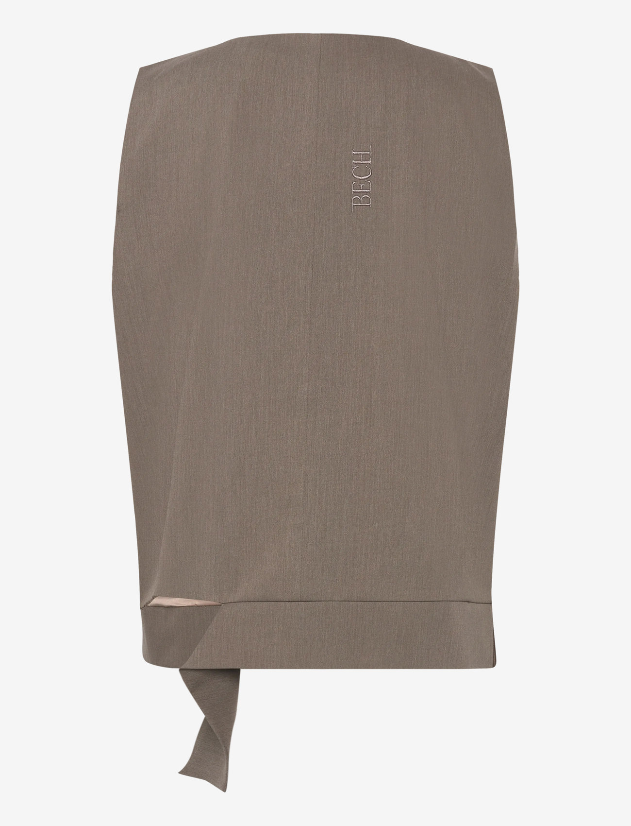 BECH - BECH Asymmetrical Vest - walnut - 1