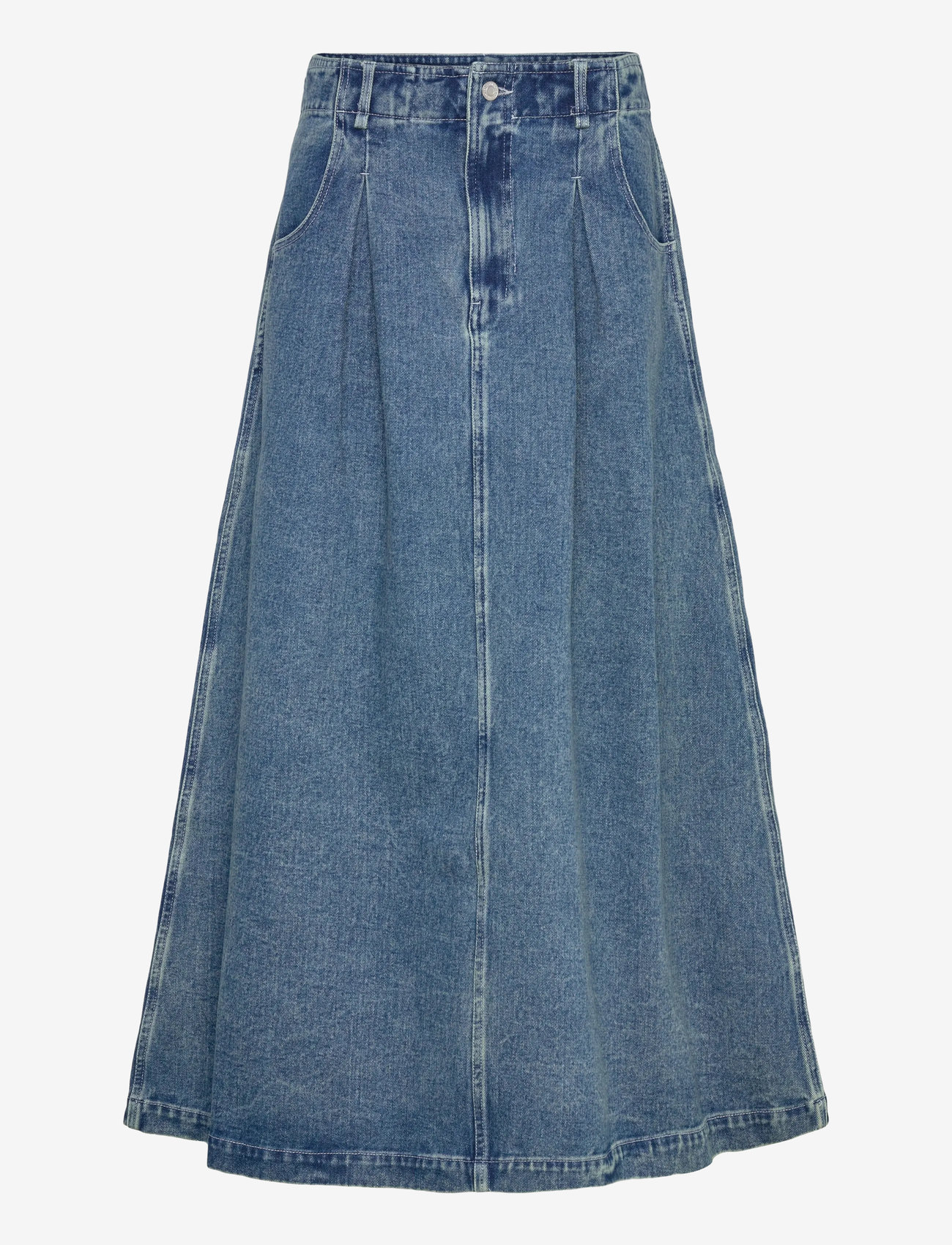 BECH - BECH Long Denim Skirt - jeansröcke - medium blue denim - 1