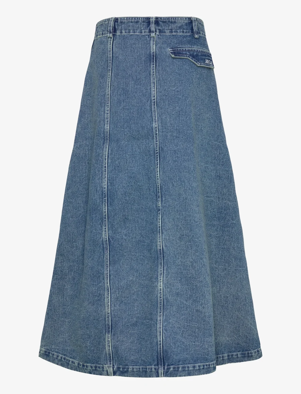 BECH - BECH Long Denim Skirt - jeansröcke - medium blue denim - 2