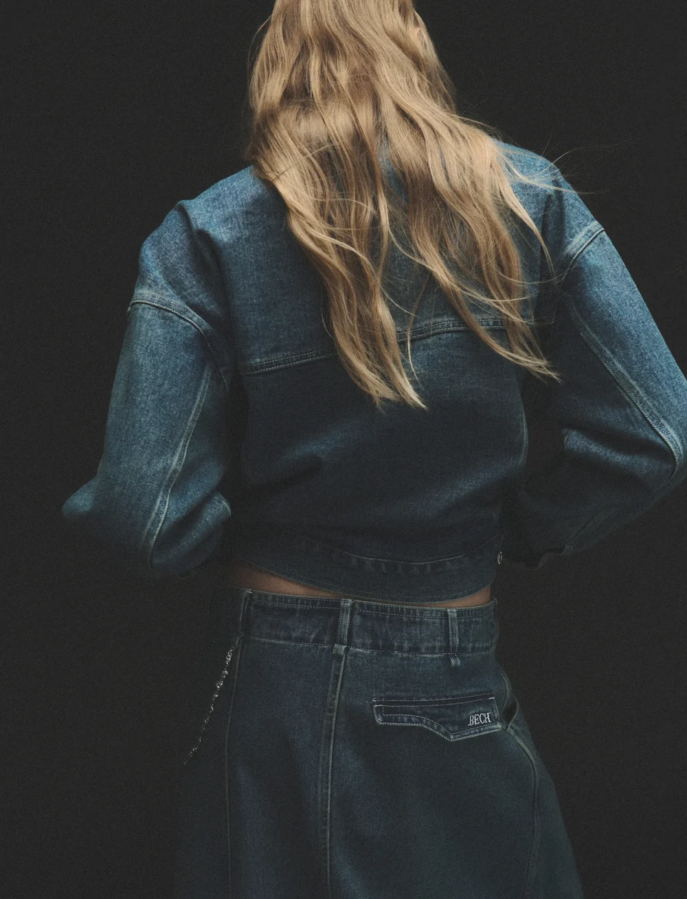 BECH - BECH Long Denim Skirt - jeansröcke - medium blue denim - 3