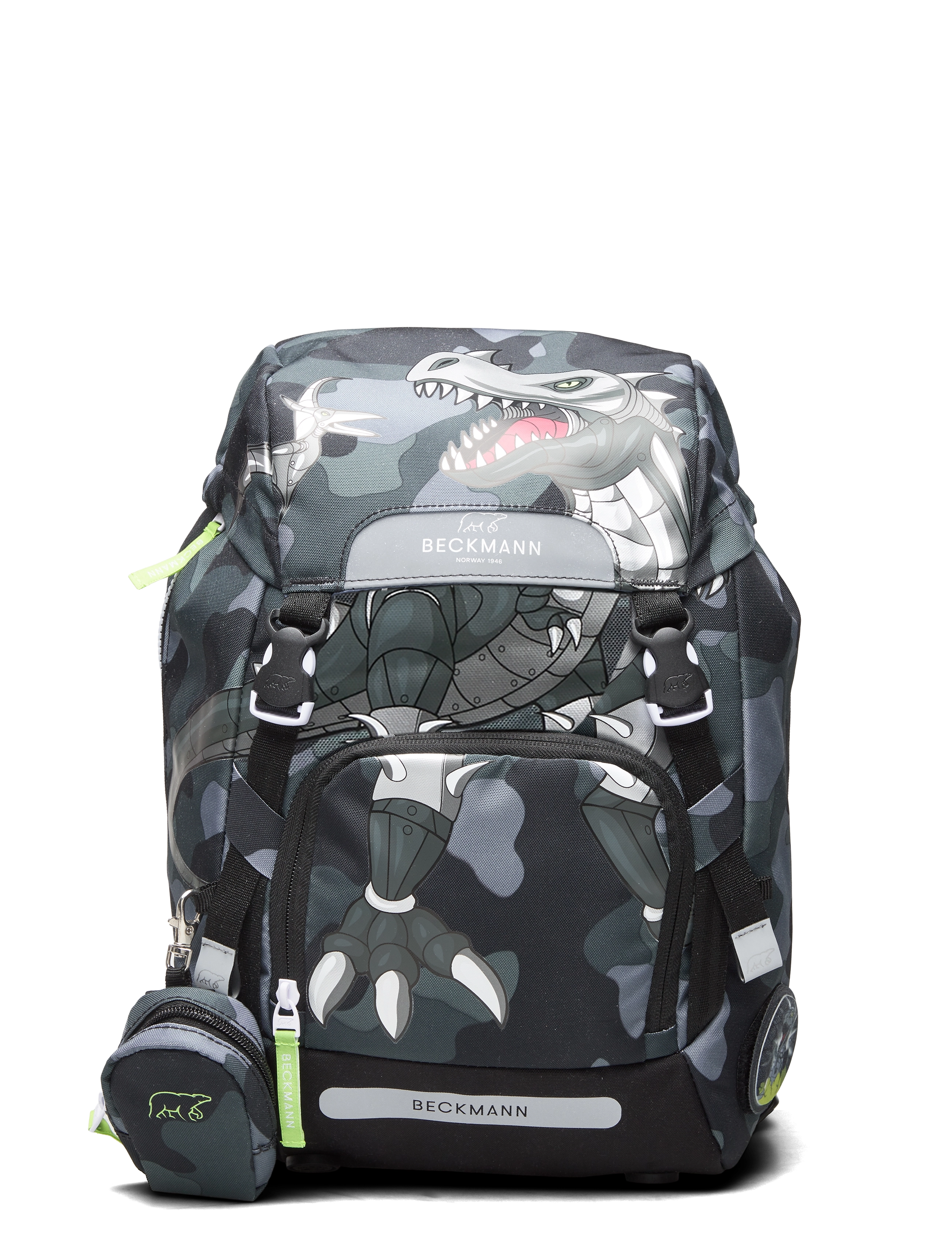 Beckmann Norway - Classic 22L Set - Camo Rex - reput - black - 2