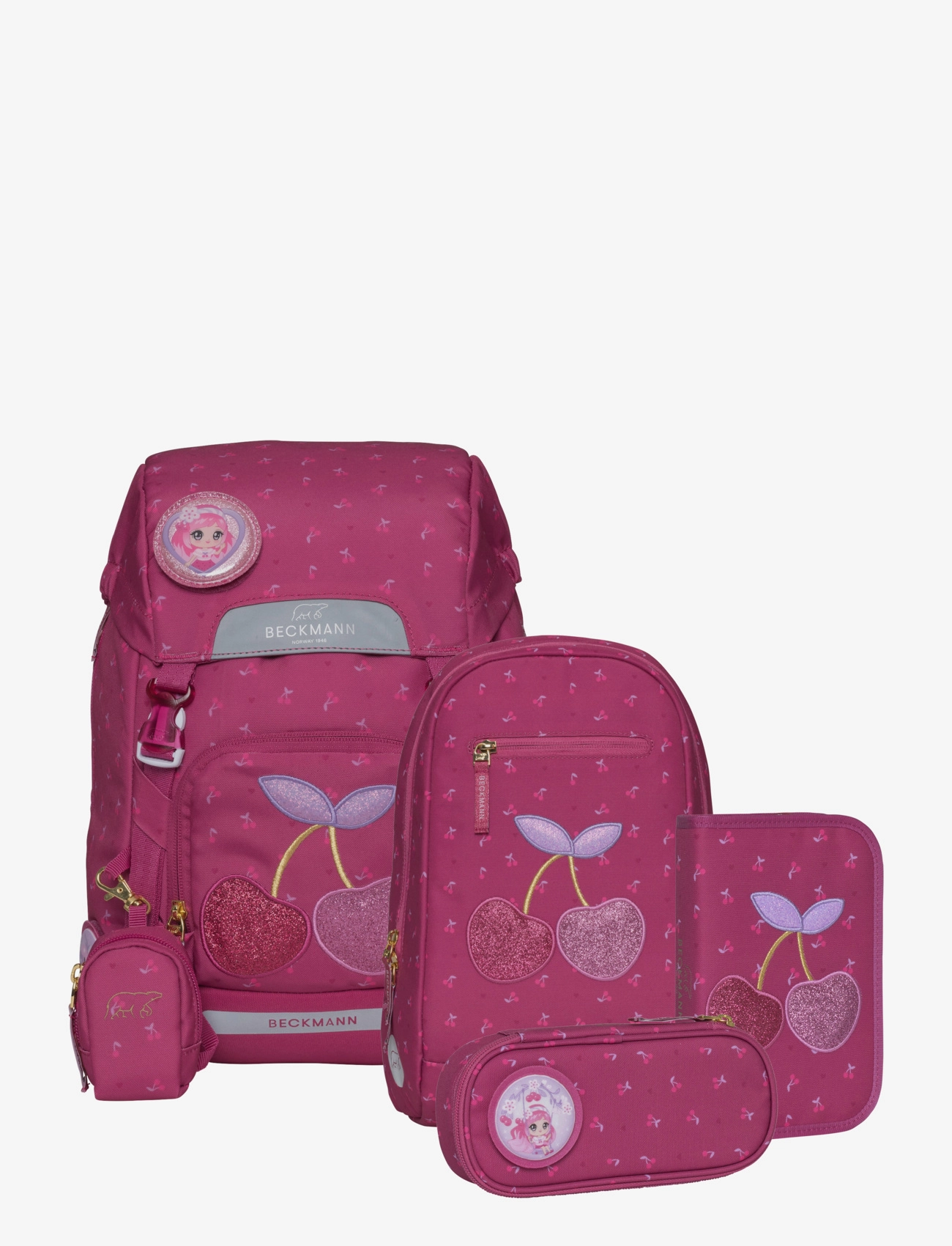 Beckmann of Norway Classic Set, Cherry - Backpacks - Boozt.com