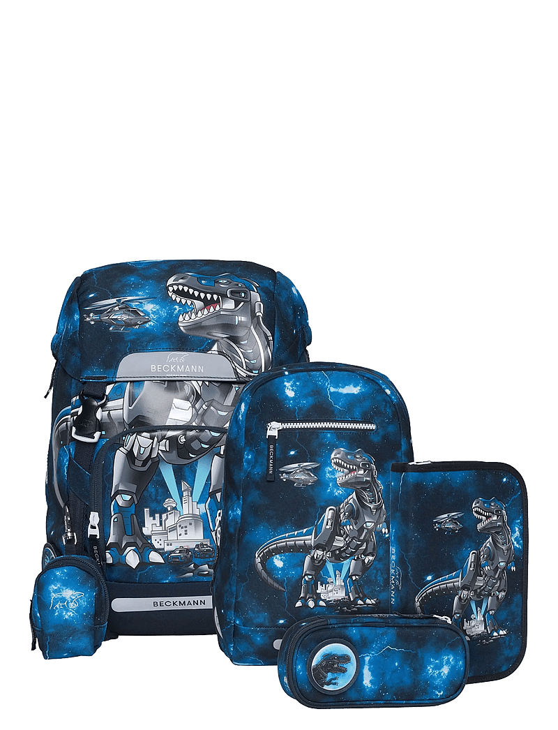 Beckmann Norway - Classic Set, Tech Rex - skoletasker - black - 0