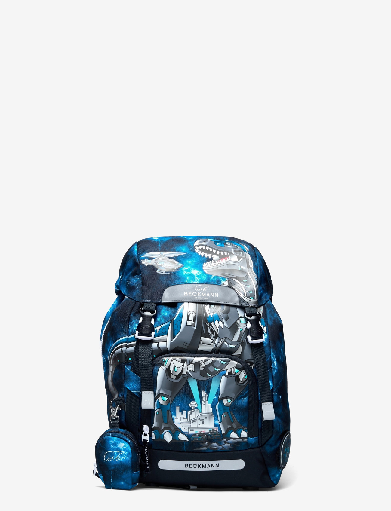 Beckmann Norway - Classic Set, Tech Rex - skoletasker - black - 1