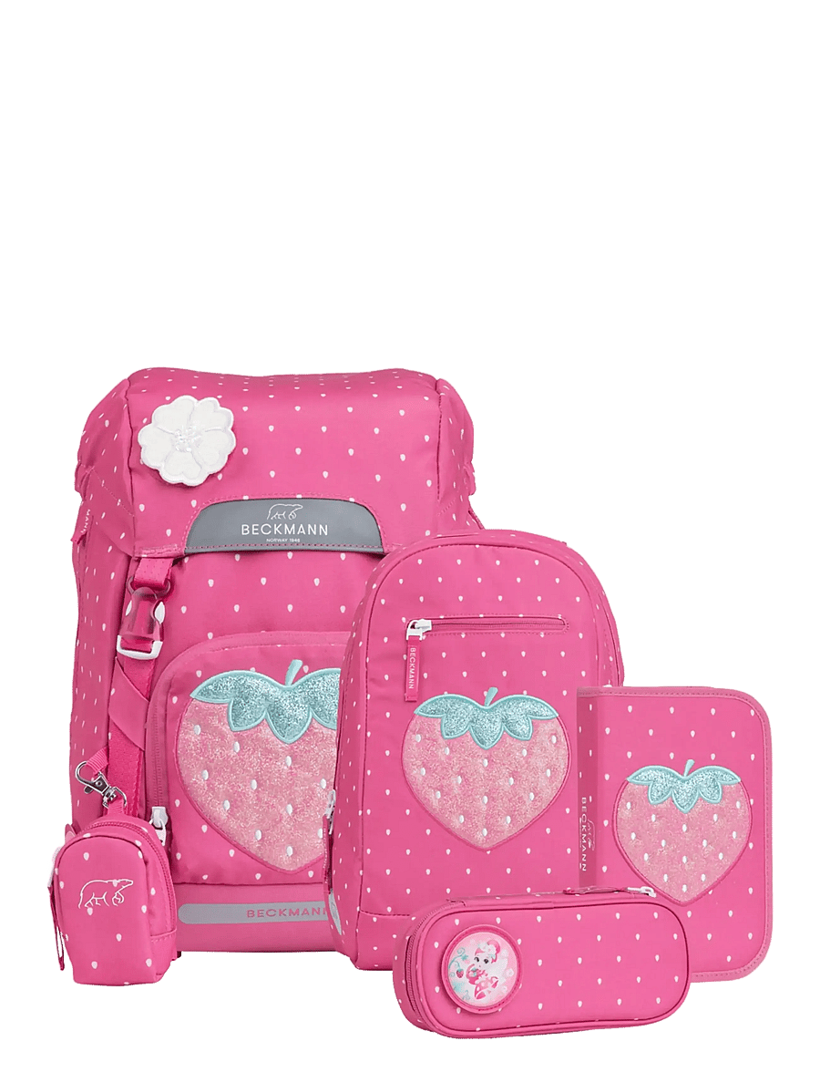 Beckmann Norway - Classic Set, Strawberry - sacs d'école - pink - 0