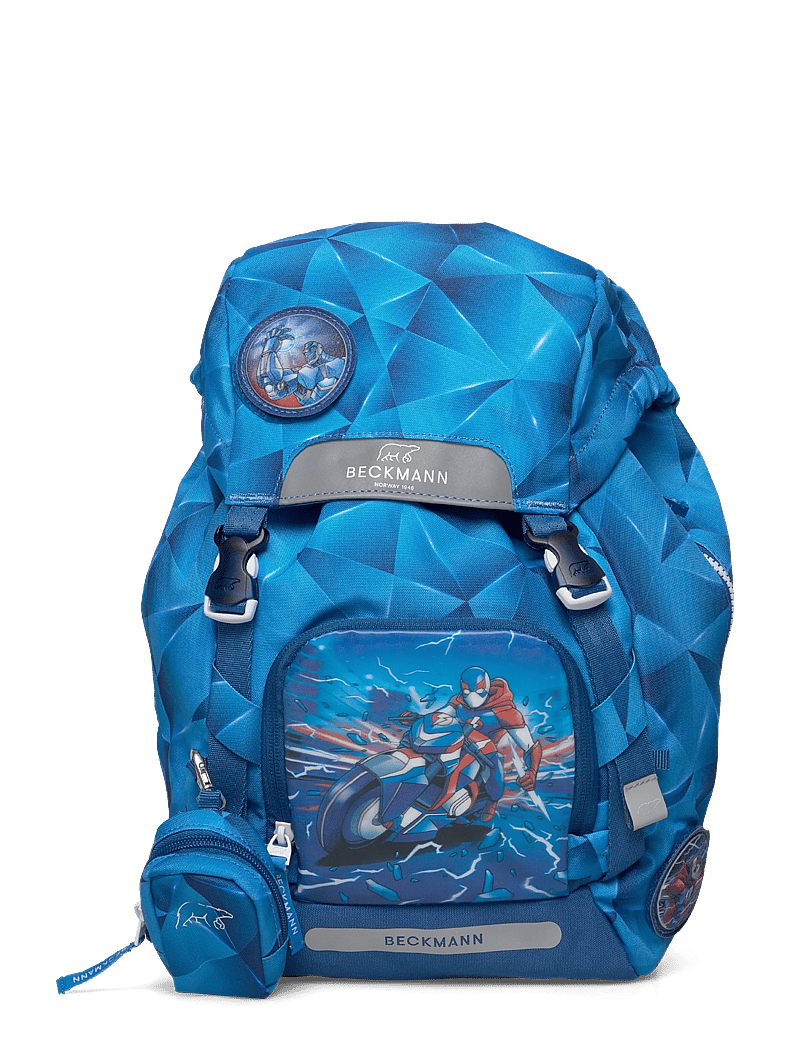 Beckmann Norway - Classic Set, Blue Lightning - skoletasker - blue - 0