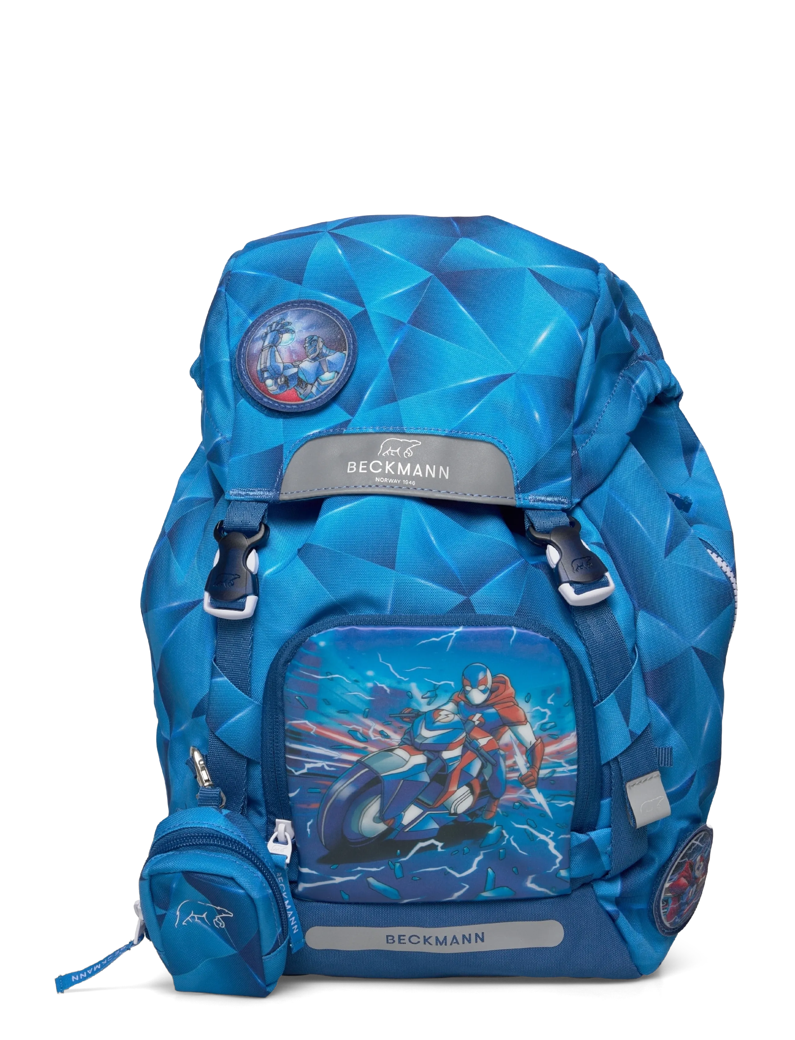 Beckmann Norway - Classic Set, Blue Lightning - koolikotid - blue - 2
