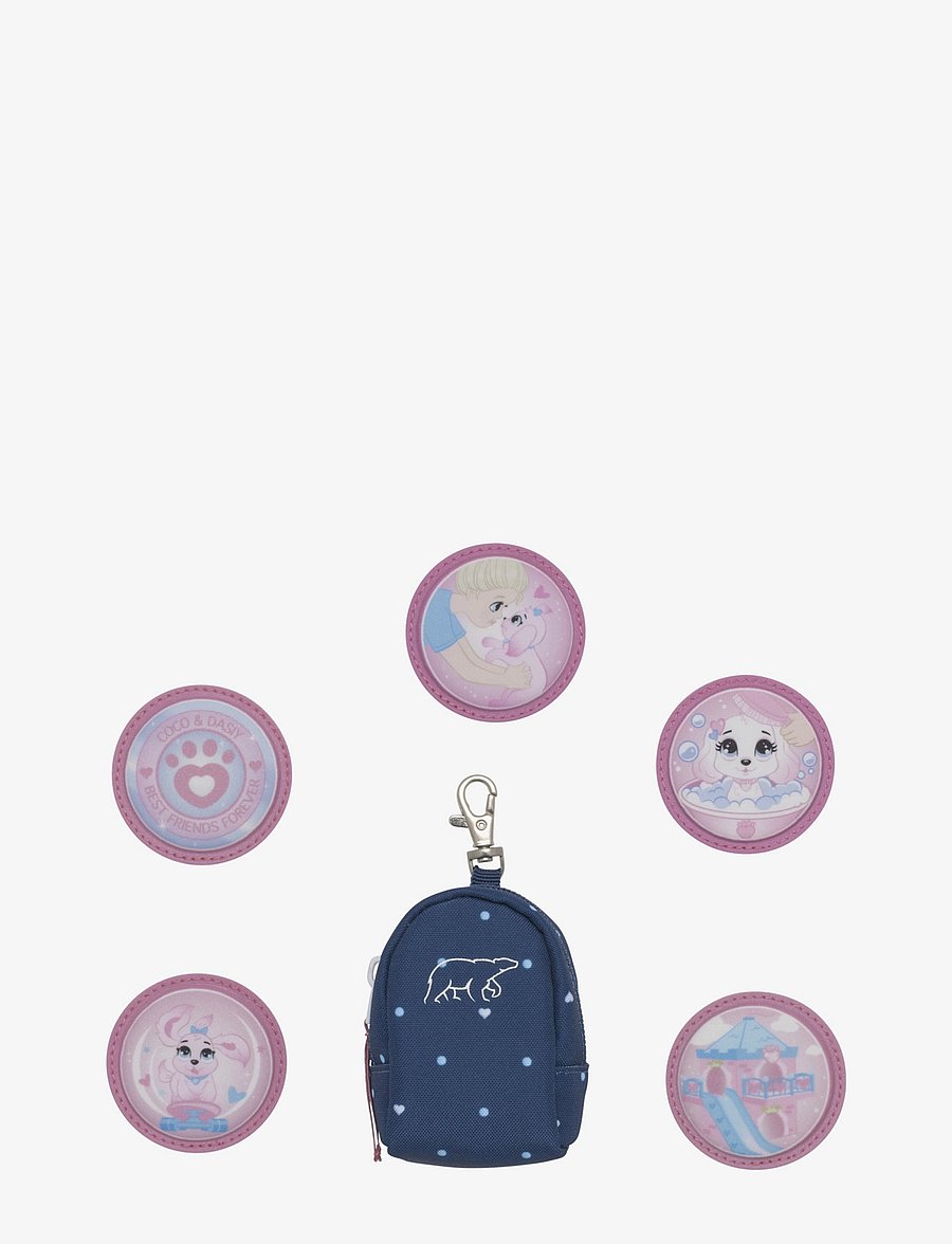 Beckmann Norway - Mini backpack with buttons - Pet Friends Blue - pet friends blue - 0