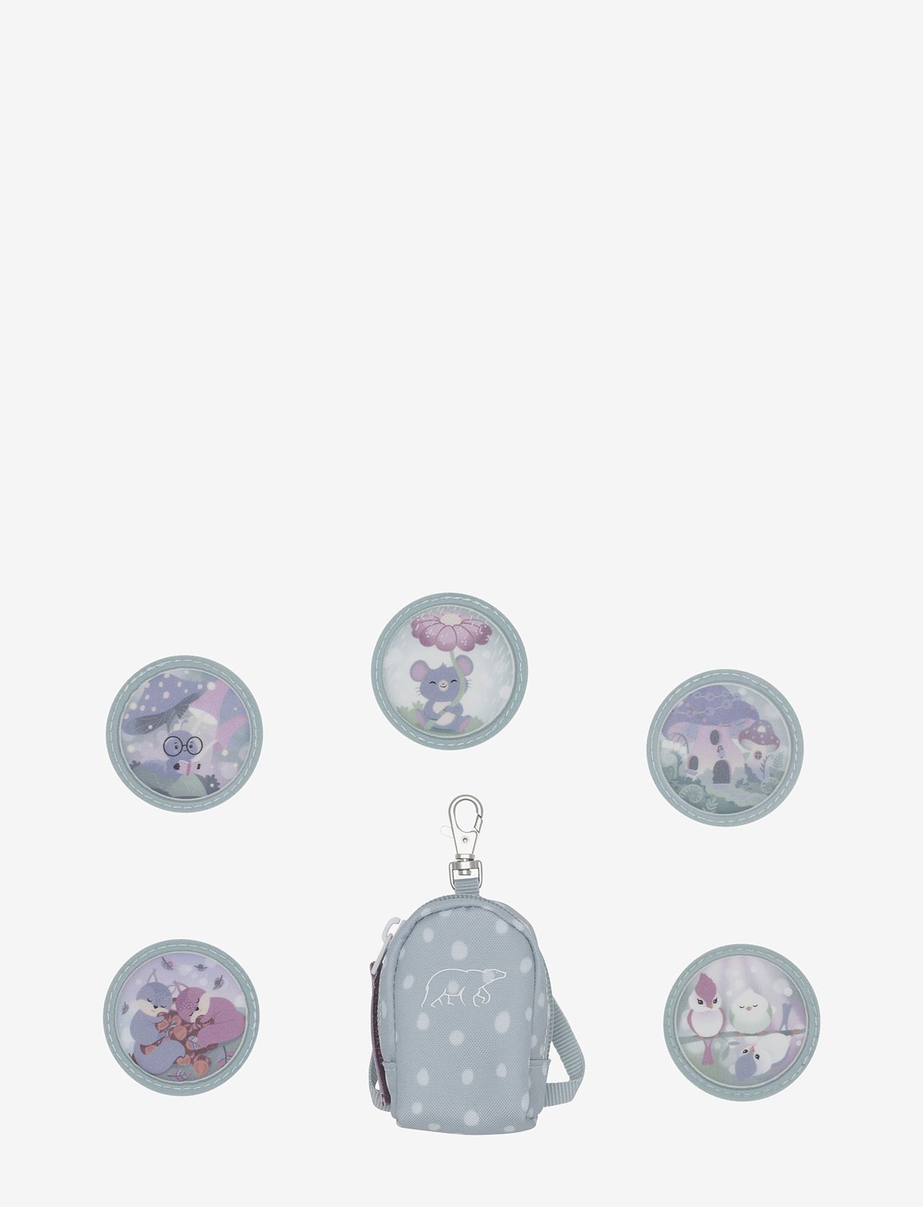 Beckmann Norway - Mini backpack with buttons - Forest Deer Dusty Mint - forest deer dusty mint - 0