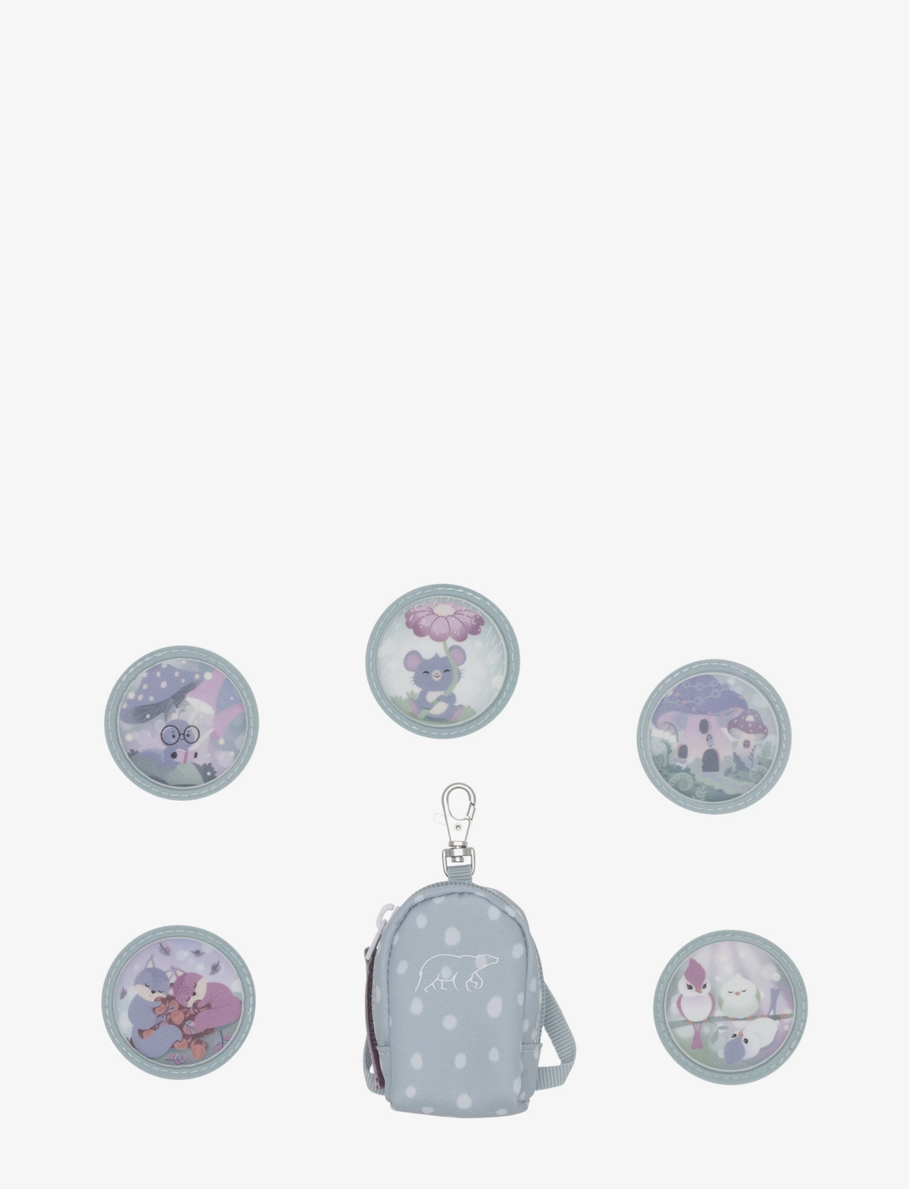 Beckmann Norway - Mini backpack with buttons - Forest Deer Dusty Mint - forest deer dusty mint - 0