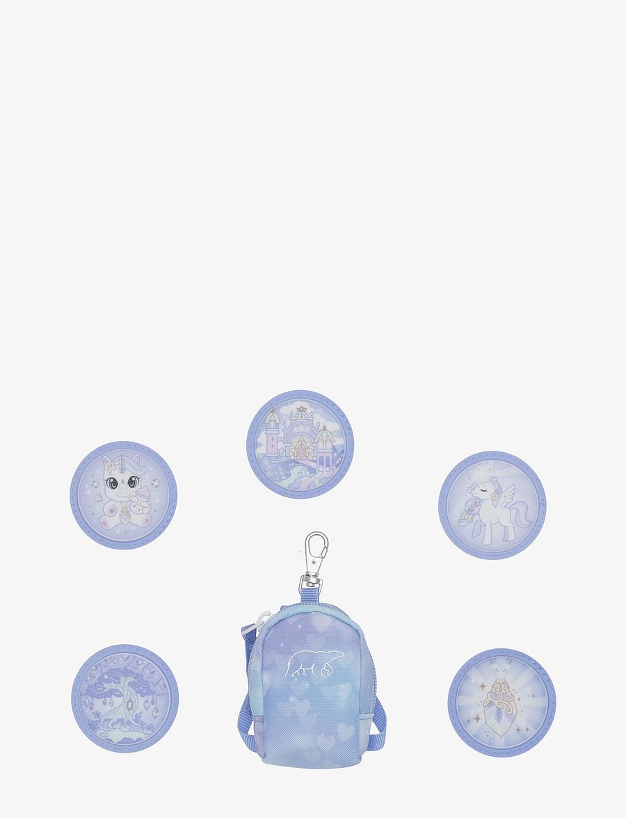 Beckmann Norway - Mini backpack with buttons - Unicorn Princess Ice Blue - unicorn princess ice blue - 0
